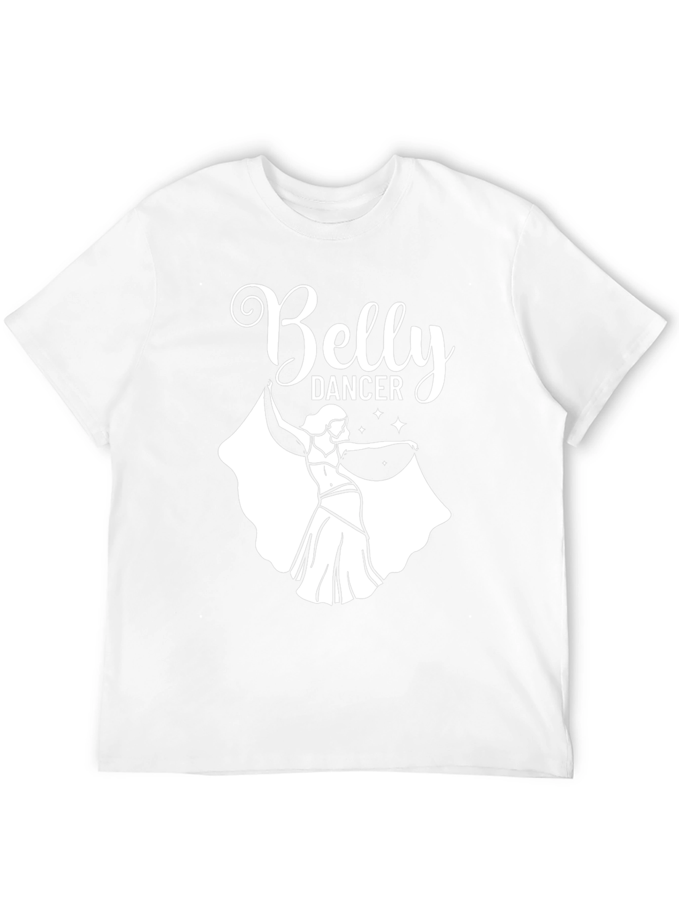 Belly Dancer Graphic Tee - Mens Black T-Shirt