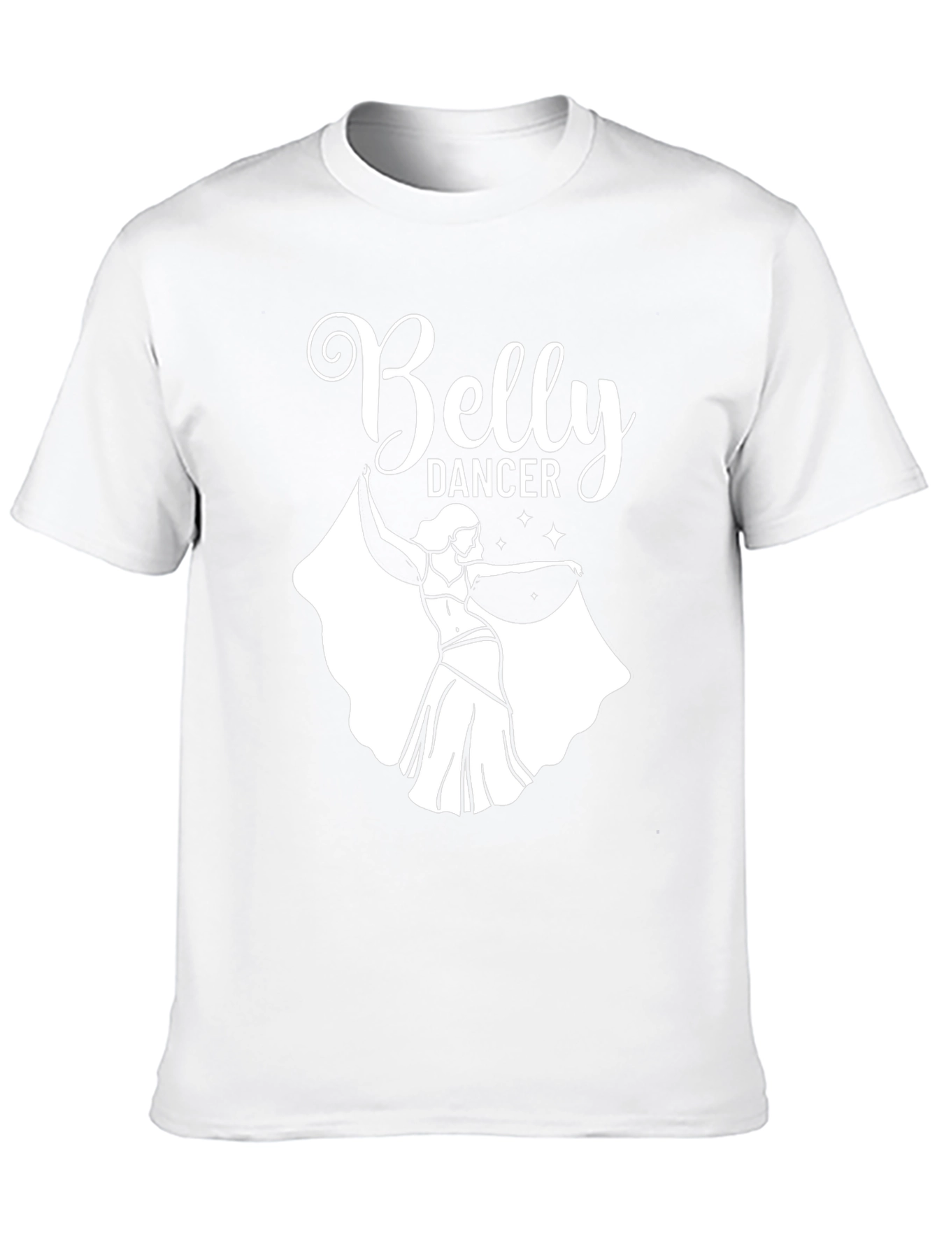 Belly Dancer Graphic Tee - Mens Black T-Shirt
