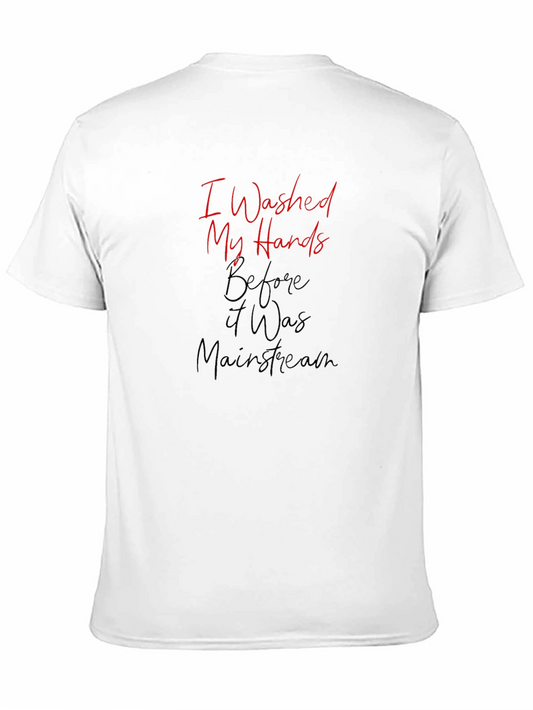 I Washed My Hands Graphic Tee - Black
