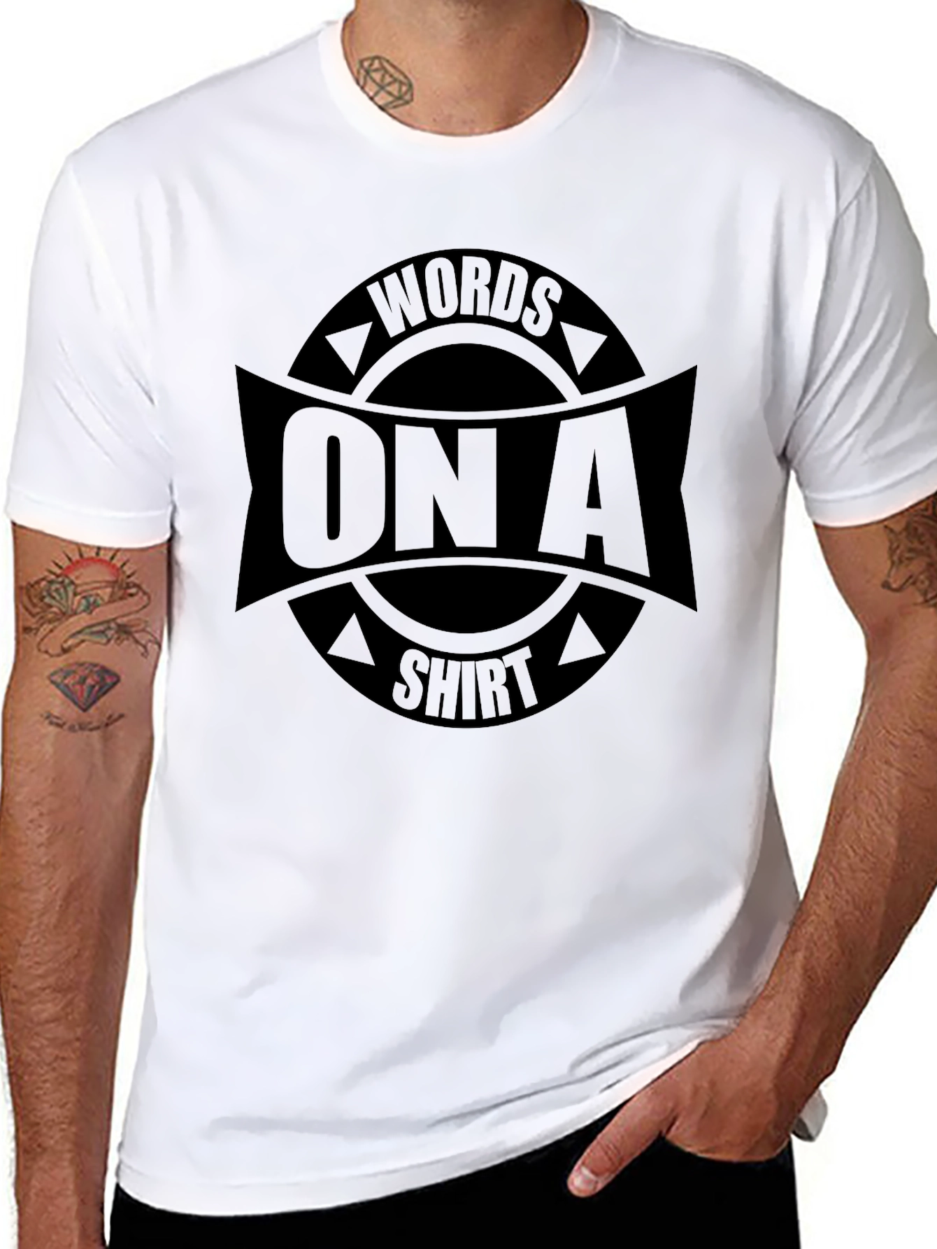 Words on a Shirt Graphic Tee