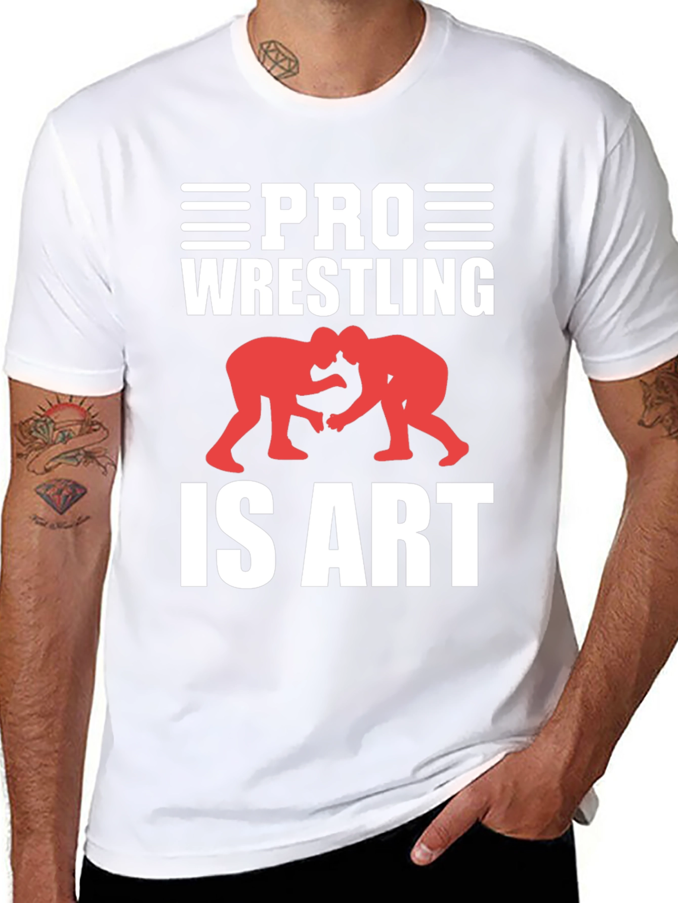 Pro Wrestling is Art Graphic Tee