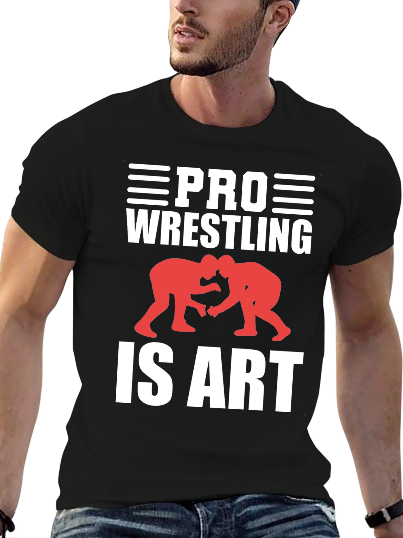 Pro Wrestling is Art Graphic Tee