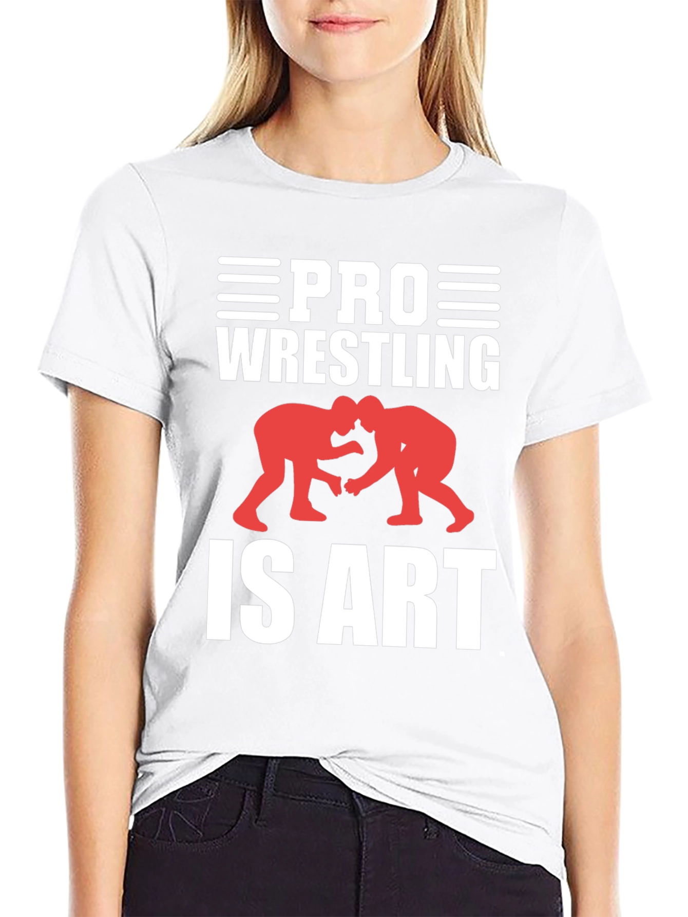 Pro Wrestling is Art Graphic Tee