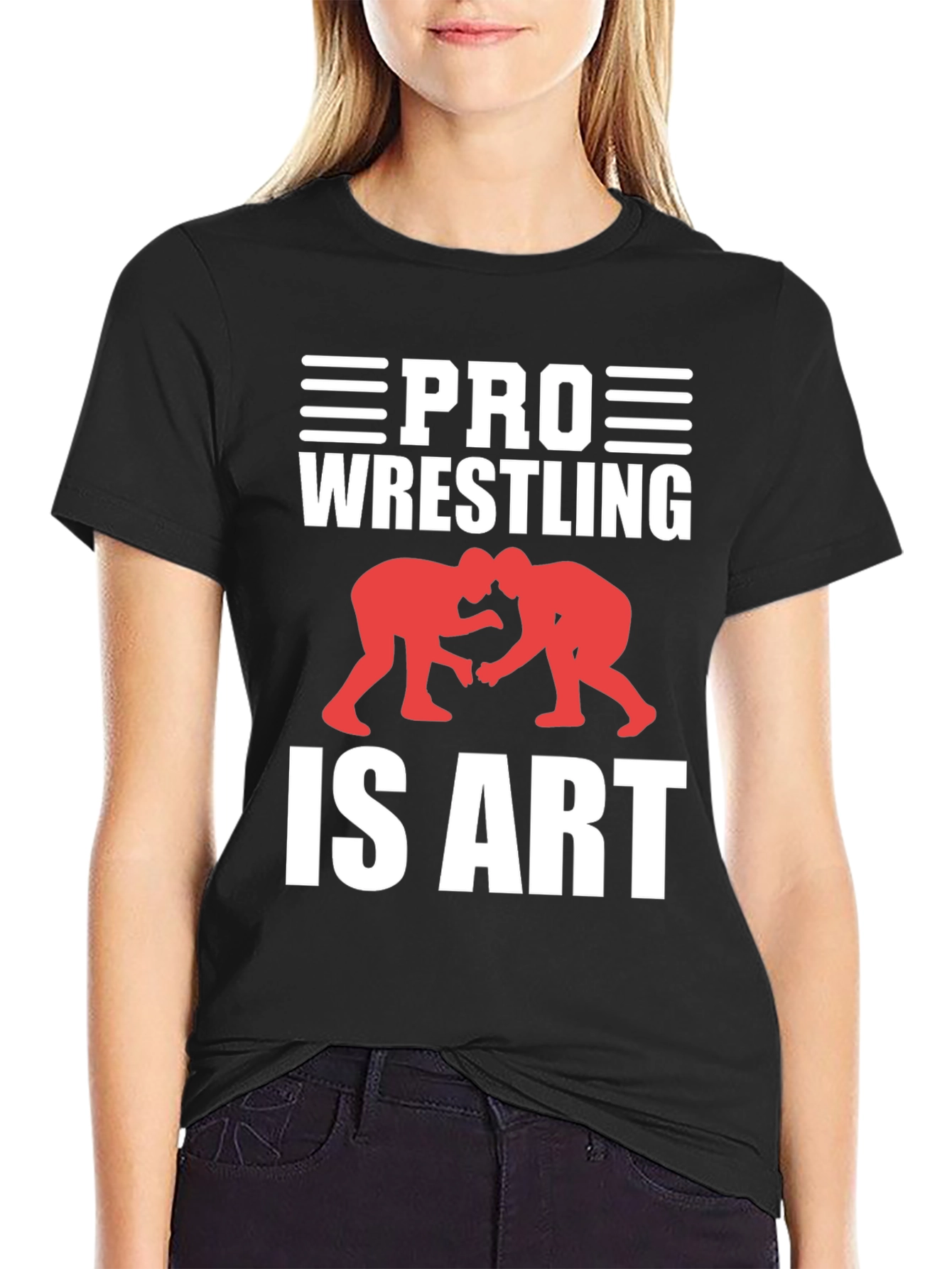 Pro Wrestling is Art Graphic Tee