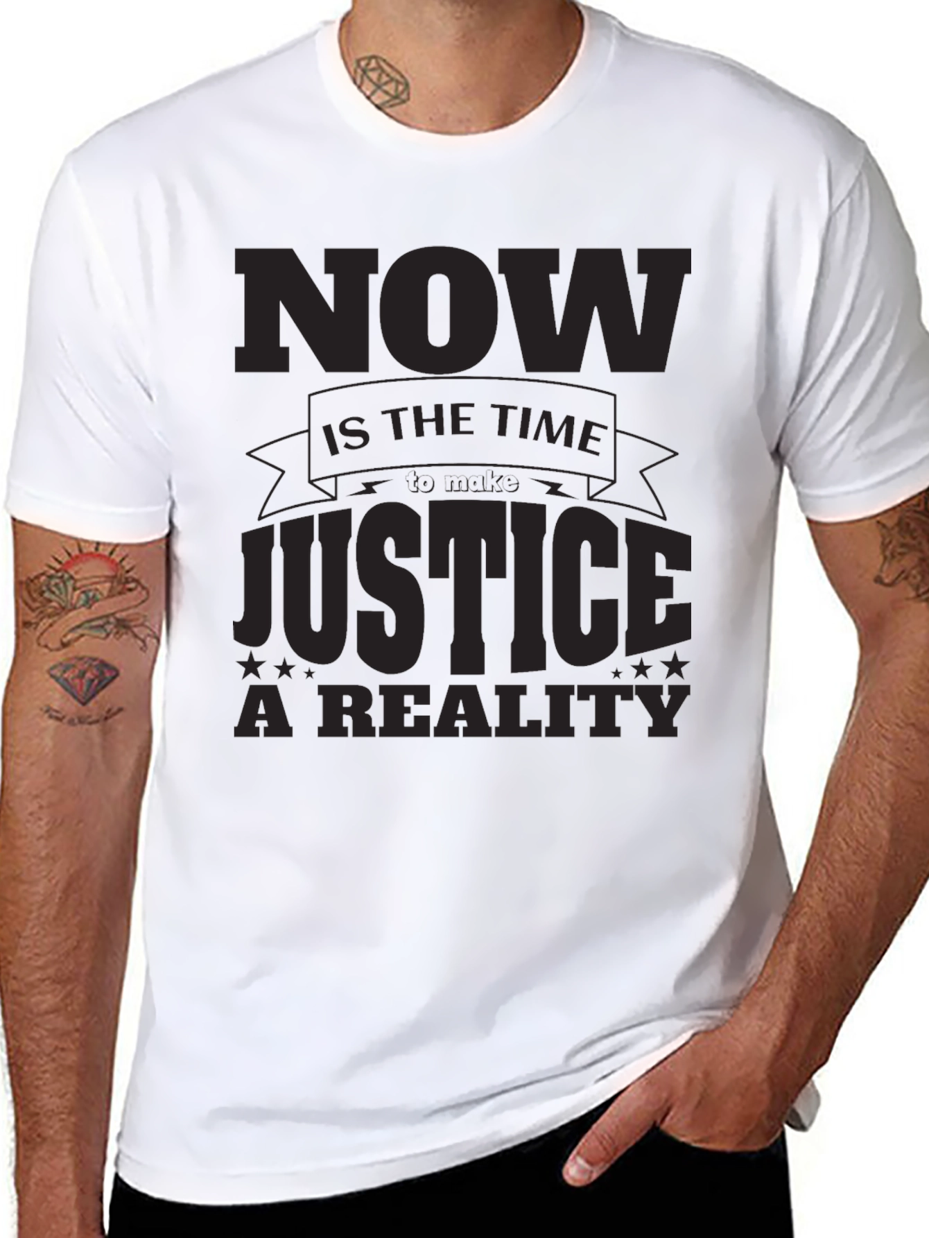 Now is The Time - Justice T-Shirt