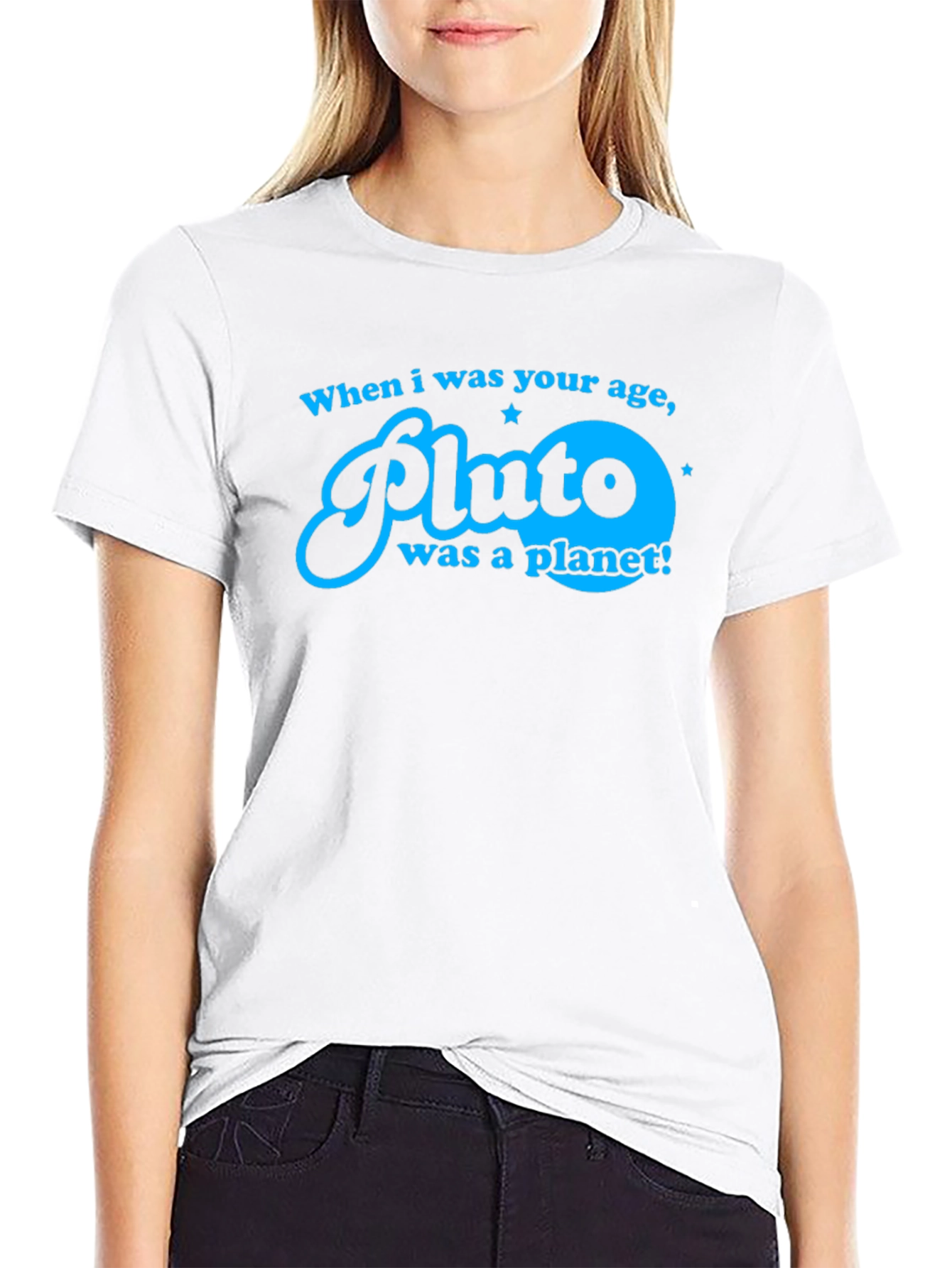 Pluto Was A Planet T-Shirt - Retro Space Tee
