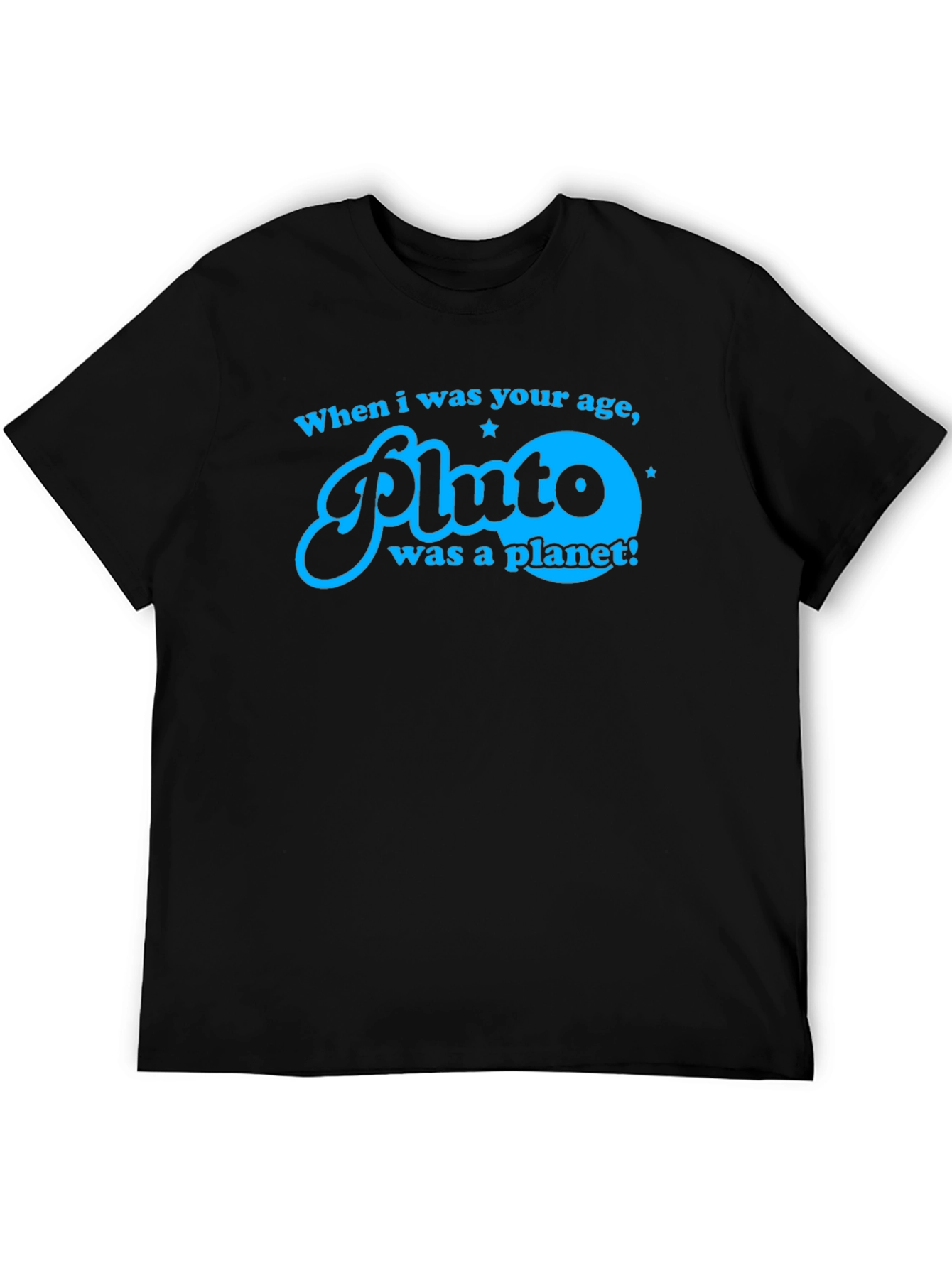 Pluto Was A Planet T-Shirt - Retro Space Tee