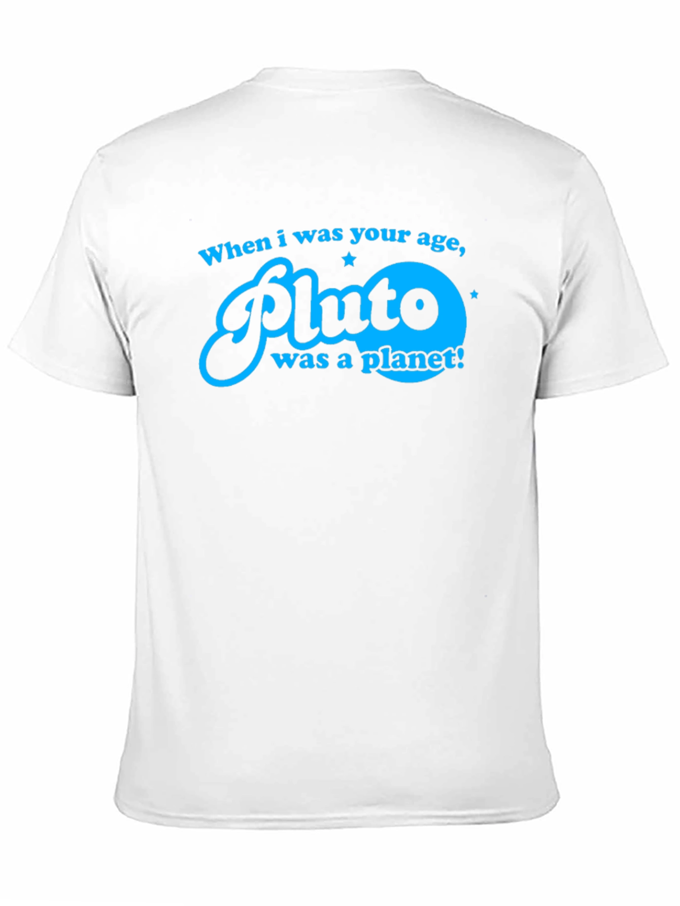 Pluto Was A Planet T-Shirt - Retro Space Tee
