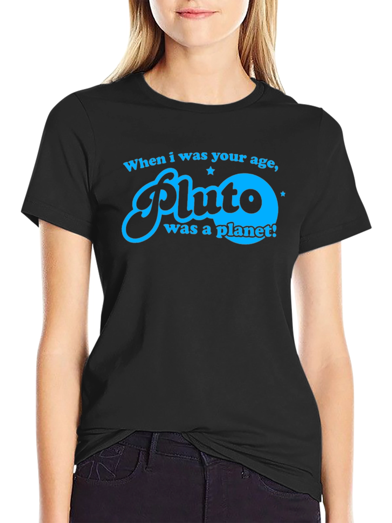 Pluto Was A Planet T-Shirt - Retro Space Tee