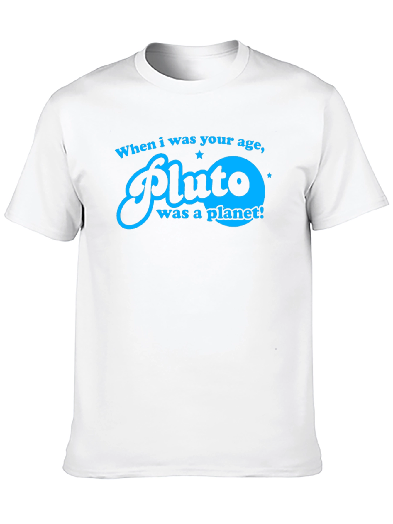 Pluto Was A Planet T-Shirt - Retro Space Tee