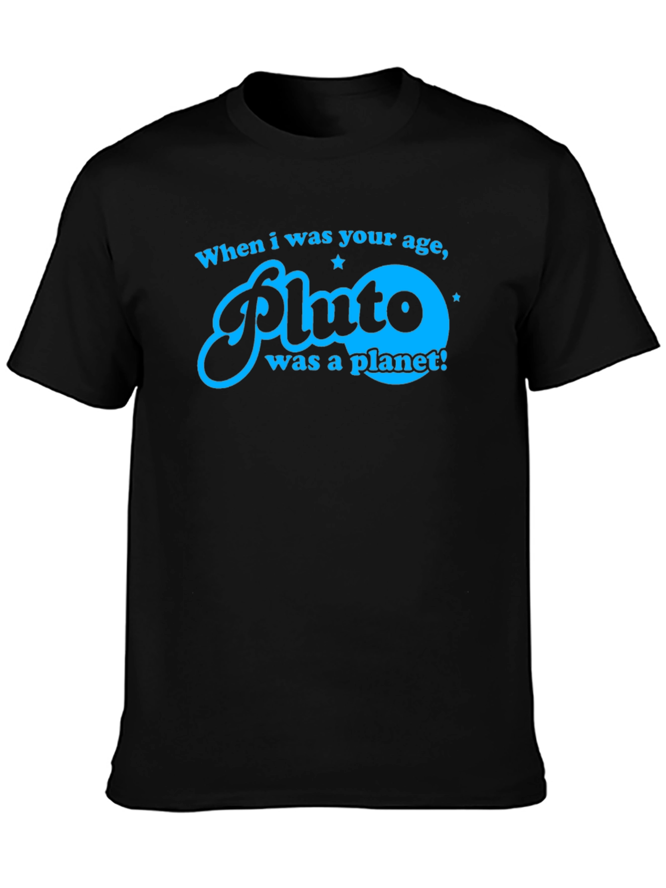 Pluto Was A Planet T-Shirt - Retro Space Tee