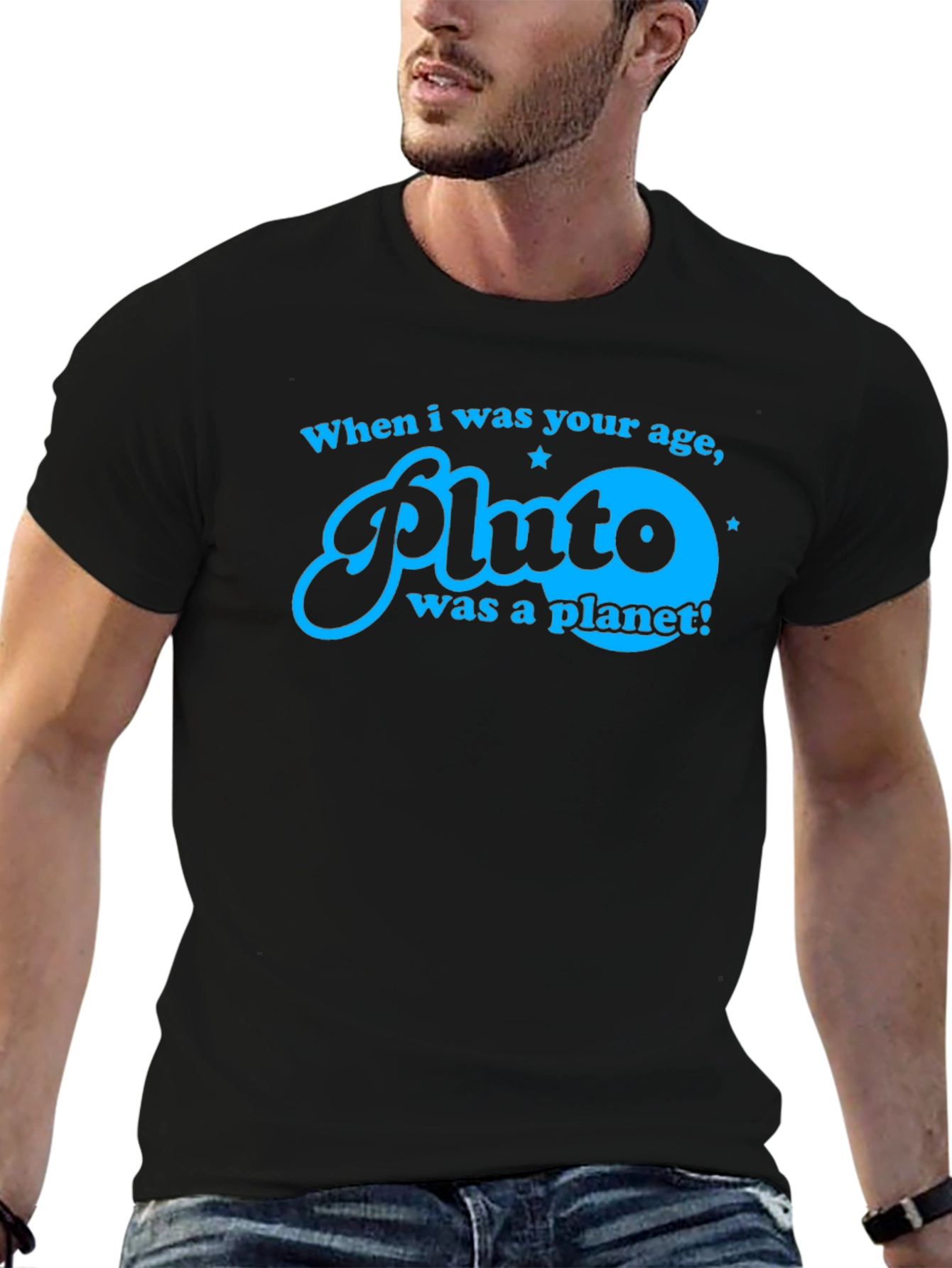 Pluto Was A Planet T-Shirt - Retro Space Tee