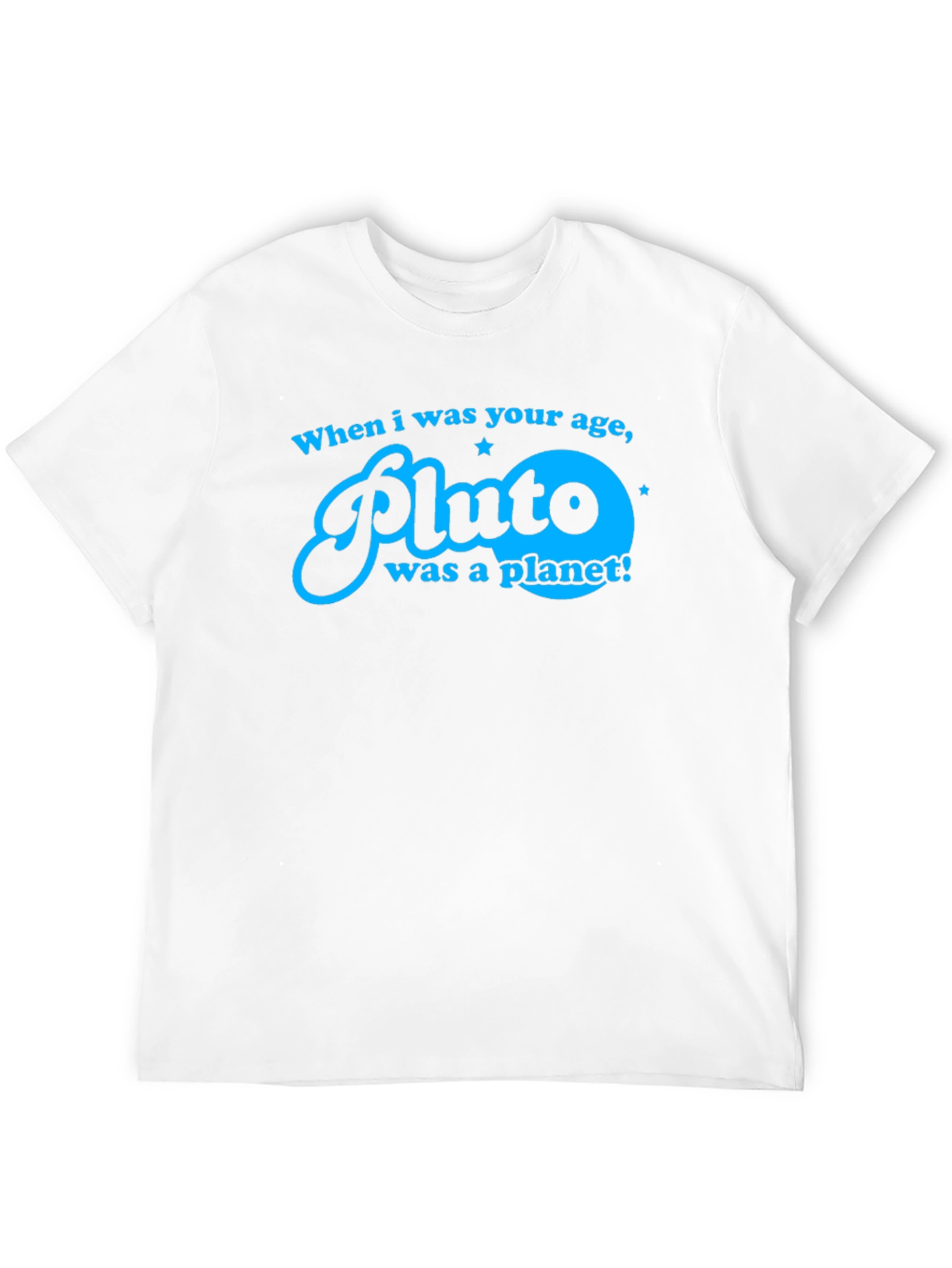 Pluto Was A Planet T-Shirt - Retro Space Tee