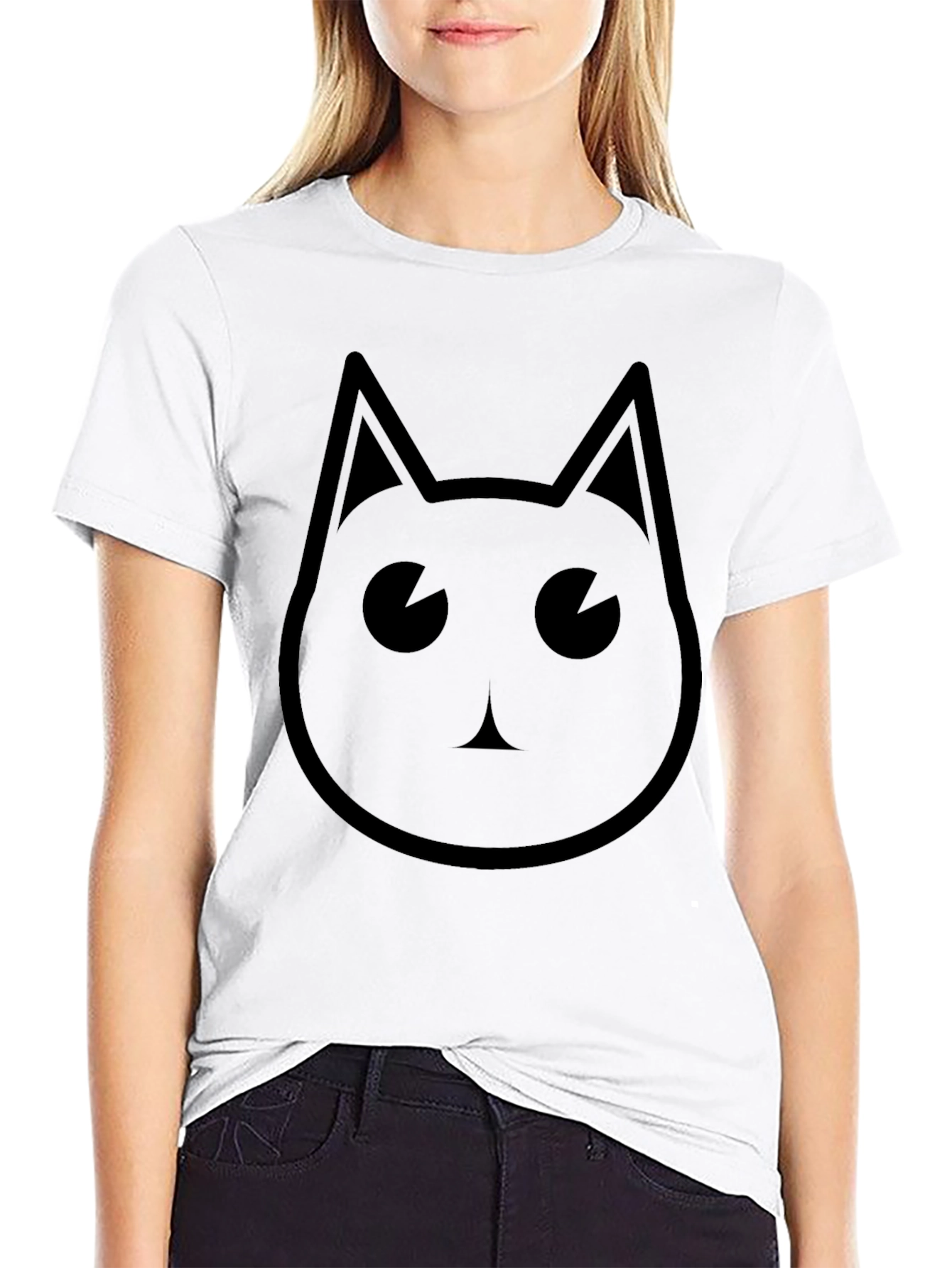 Cool Cat Graphic Tee - Unisex Black T-Shirt