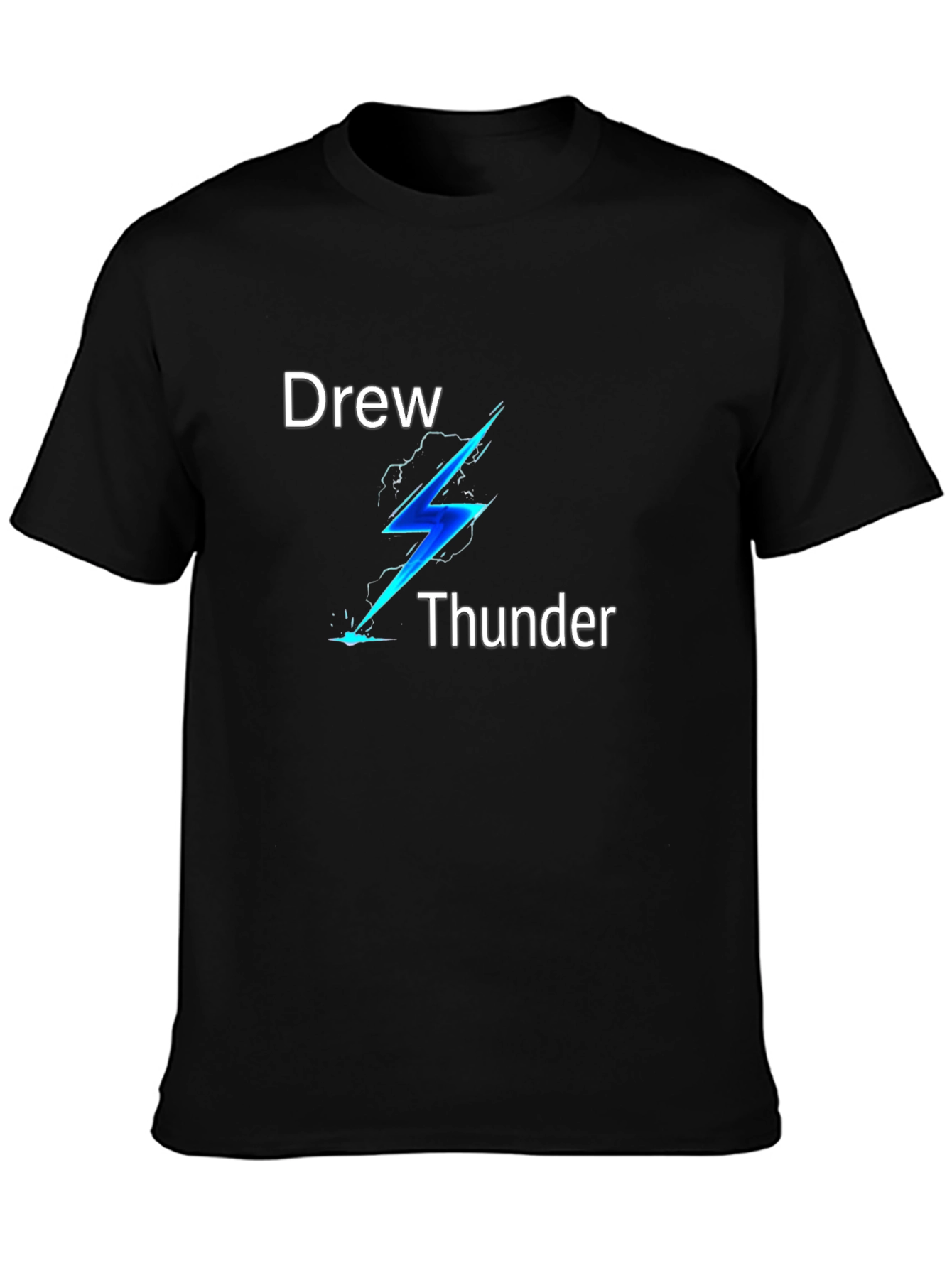 Drew Thunder Black Graphic Tee