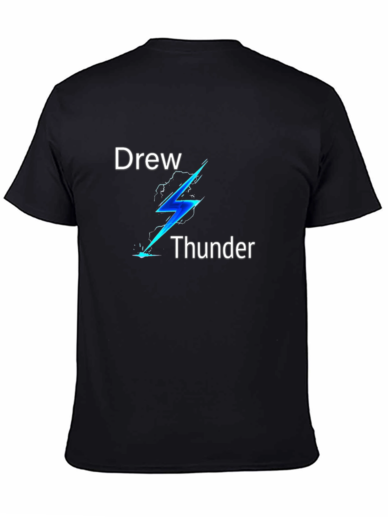 Drew Thunder Black Graphic Tee