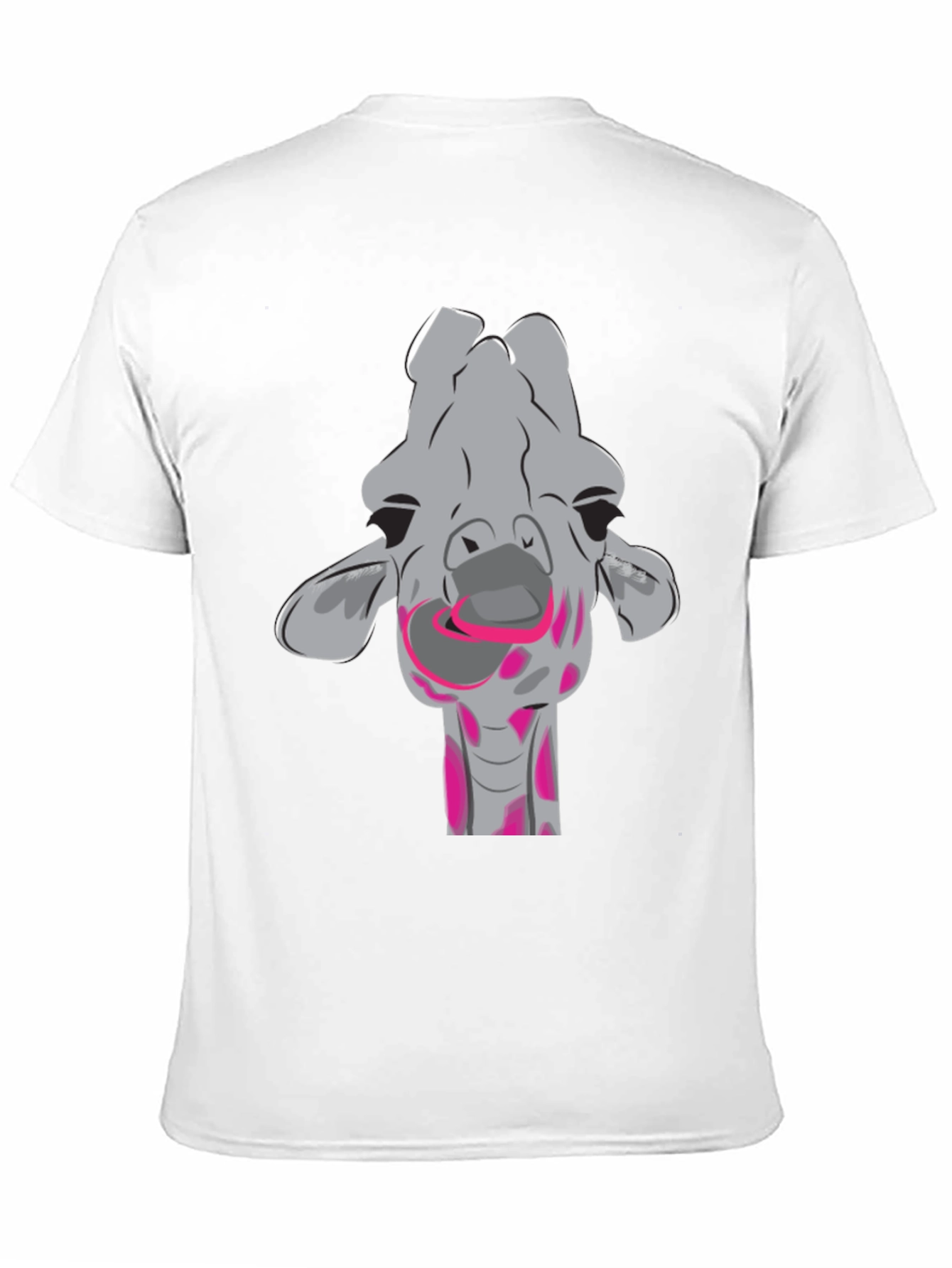 Fun Giraffe Graphic T-Shirt