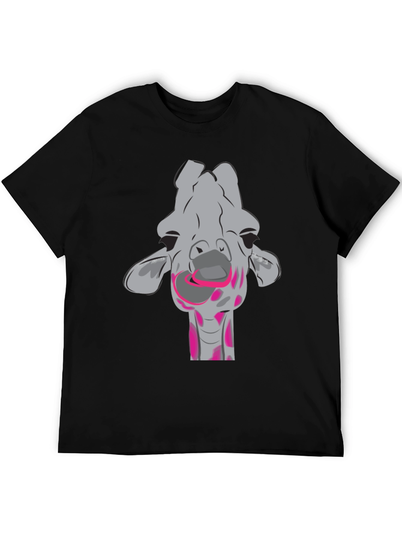 Fun Giraffe Graphic T-Shirt