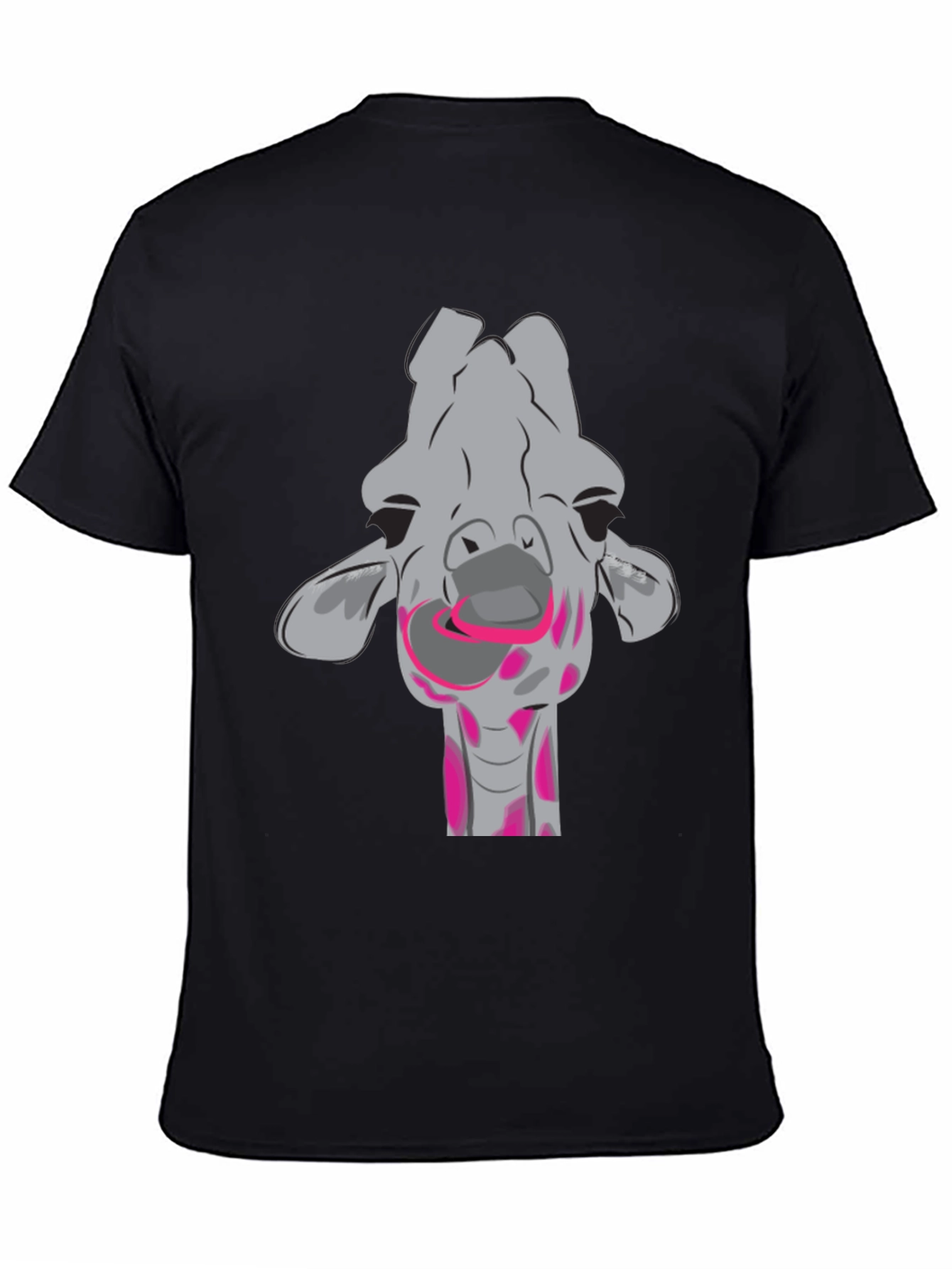 Fun Giraffe Graphic T-Shirt