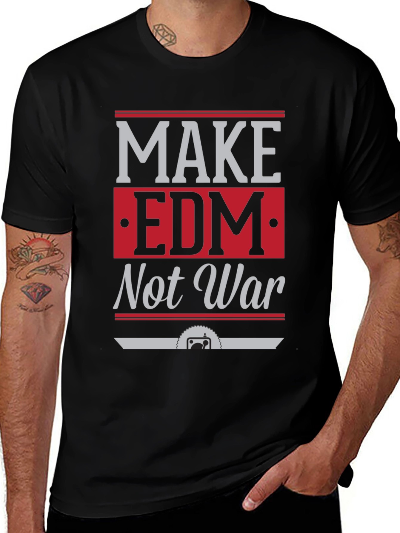 Make EDM Not War Graphic Tee