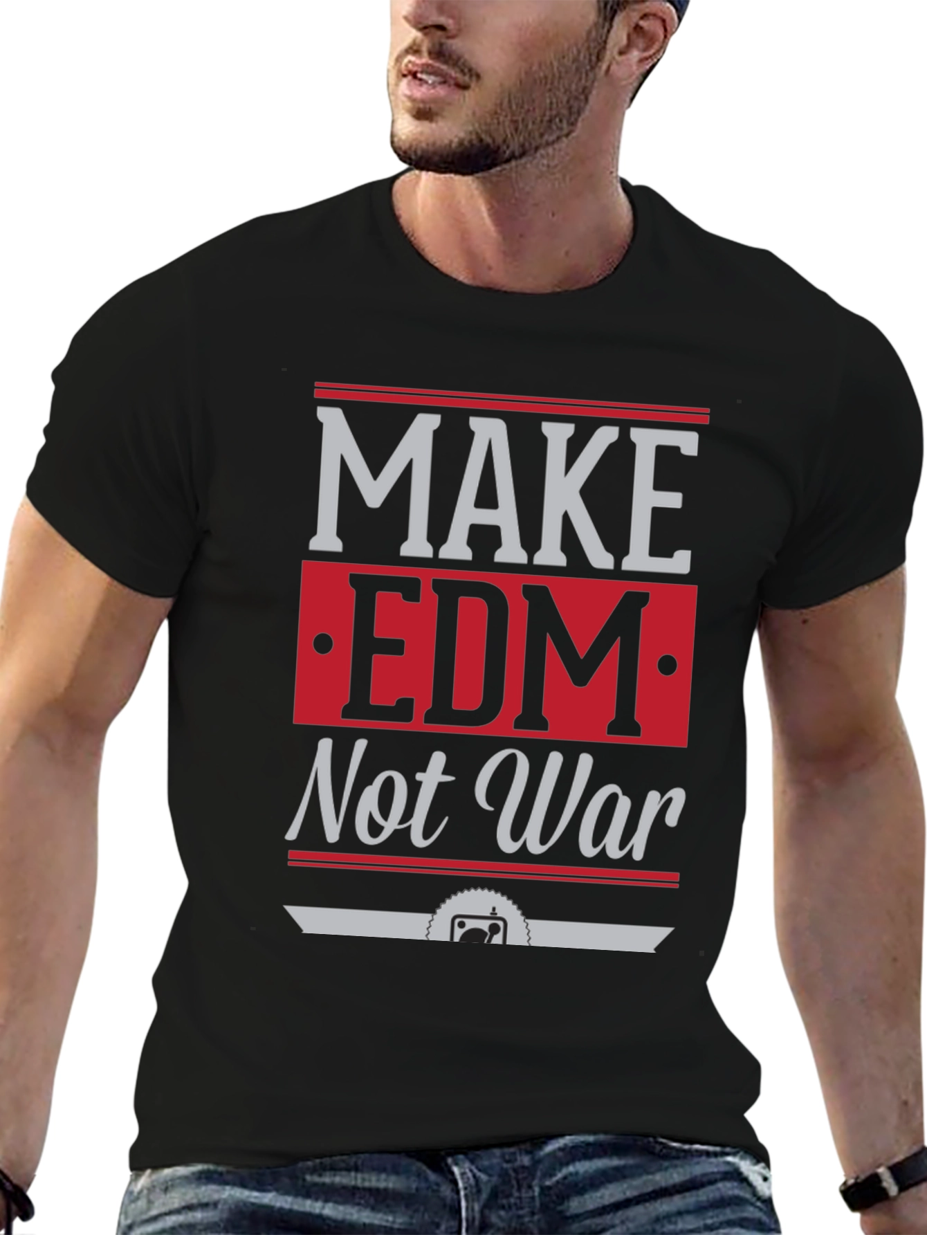 Make EDM Not War Graphic Tee