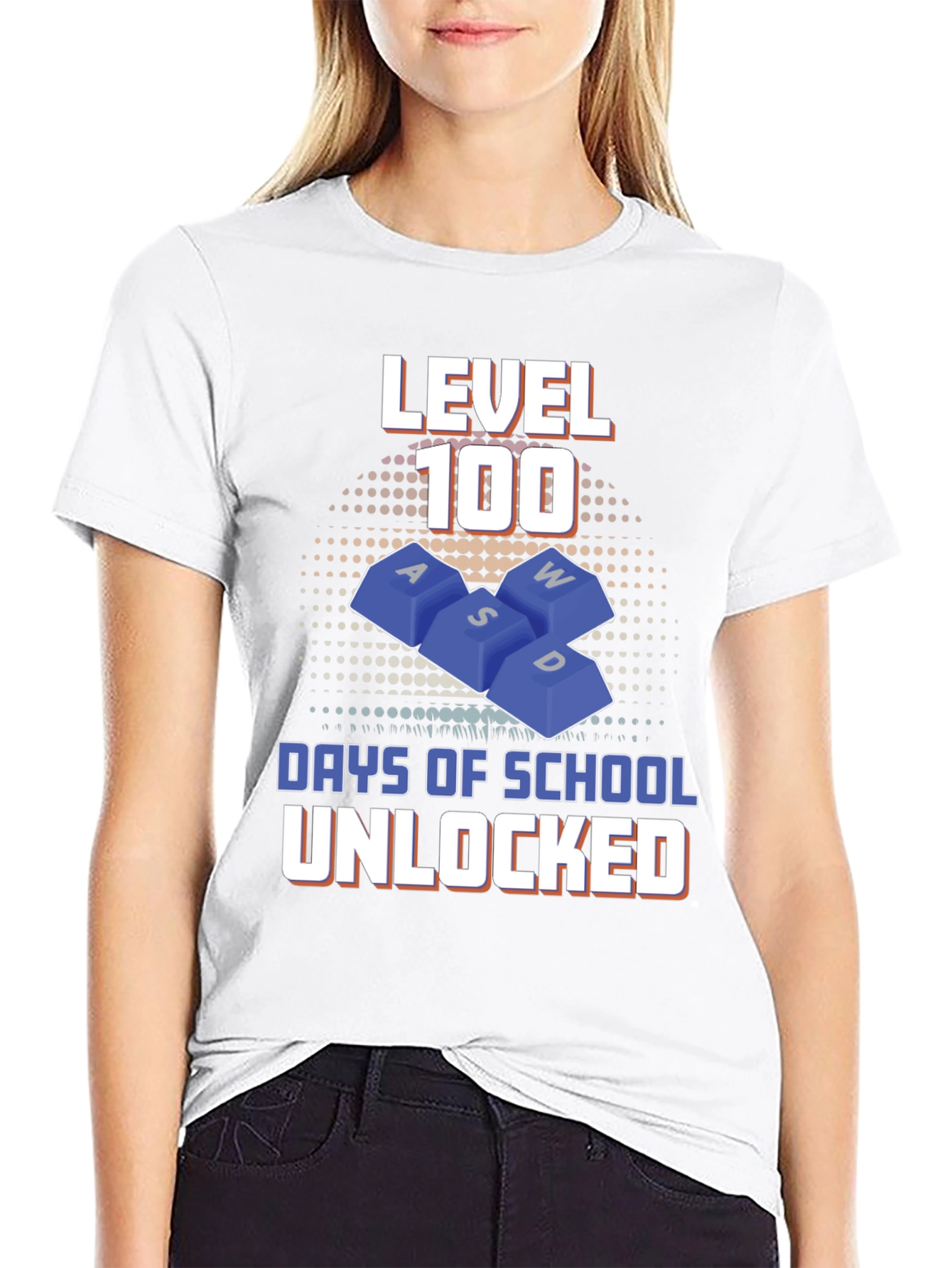 Level 100 Days of School Unlocked T-Shirt