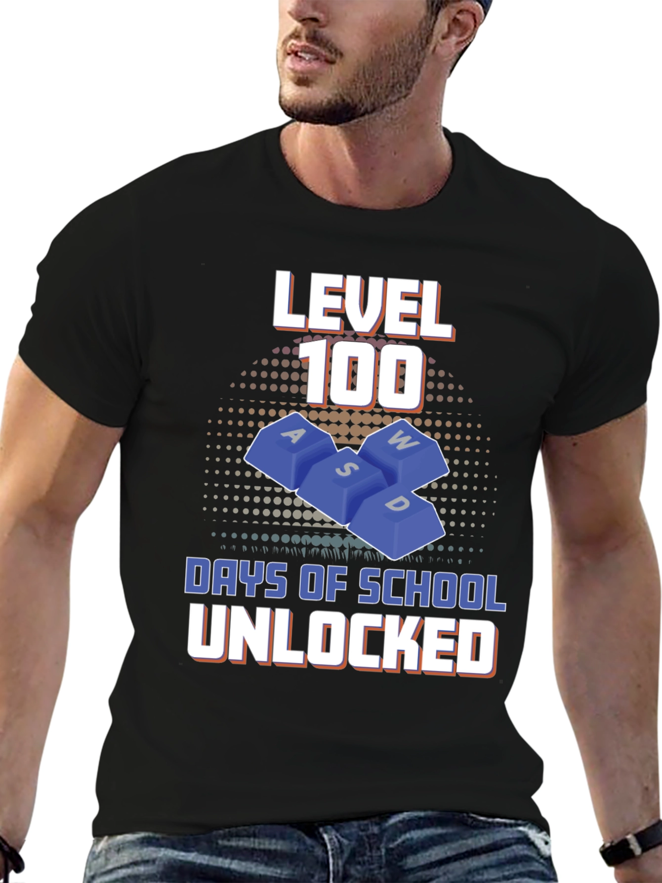 Level 100 Days of School Unlocked T-Shirt