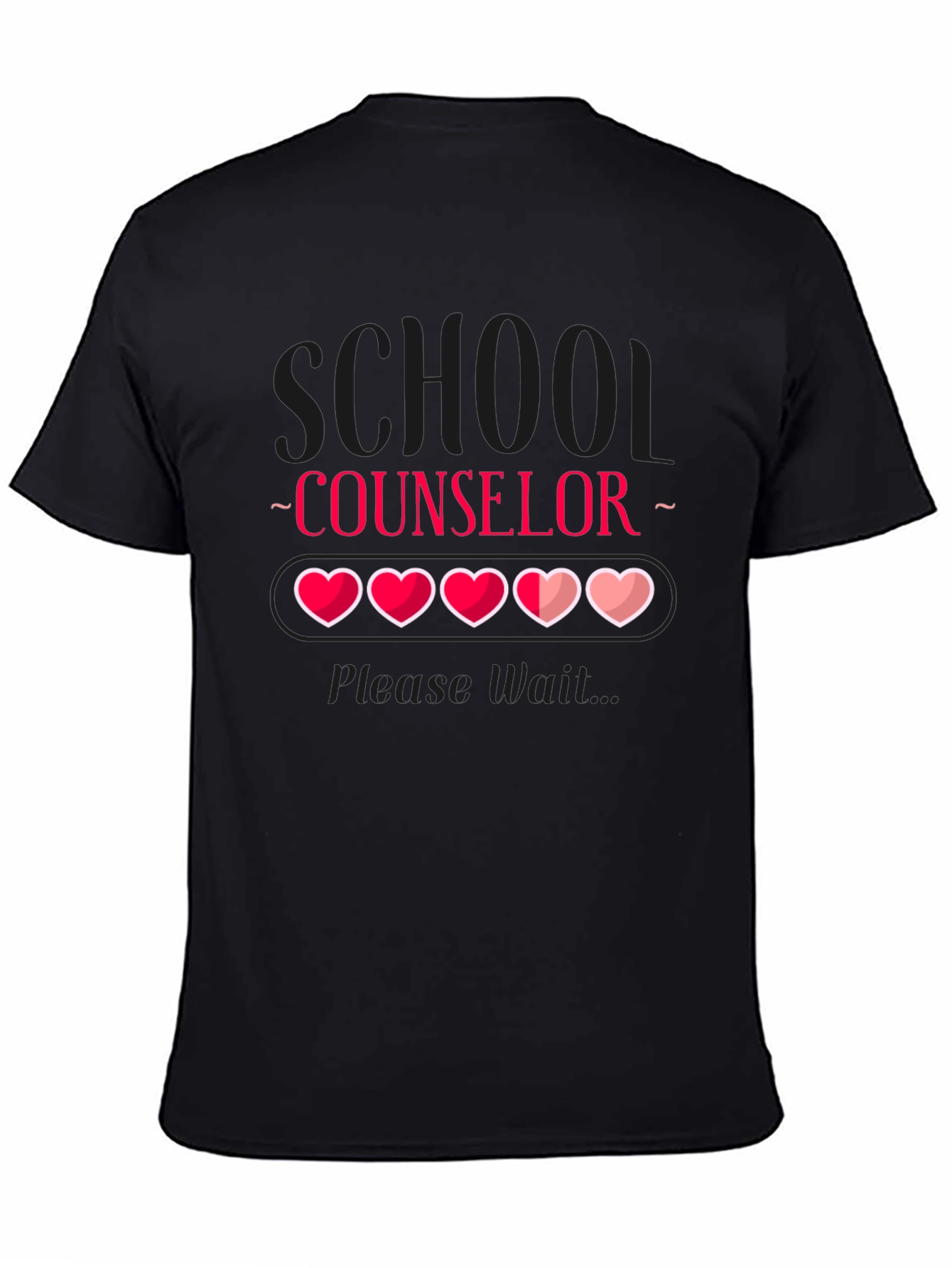 School Counselor Loading Heart T-Shirt