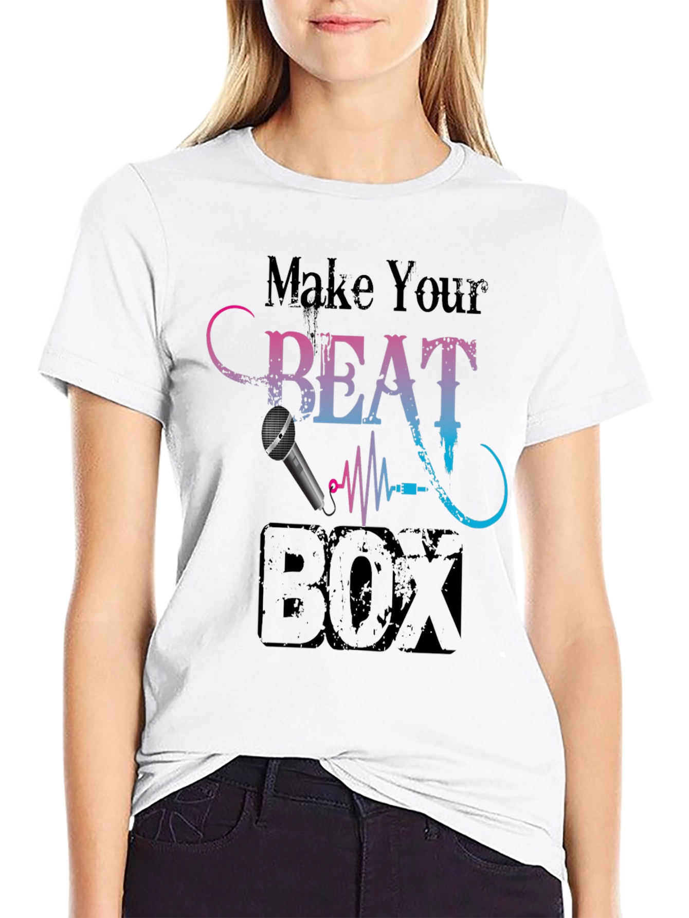 Make Your Beat Box T-Shirt - Music Lover Tee