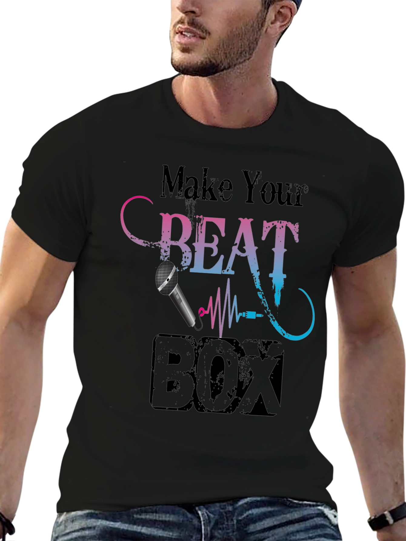 Make Your Beat Box T-Shirt - Music Lover Tee