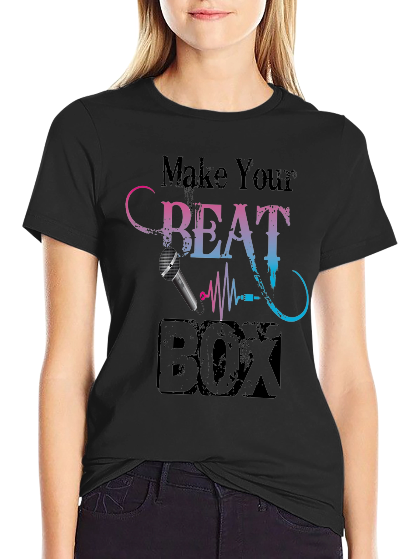 Make Your Beat Box T-Shirt - Music Lover Tee