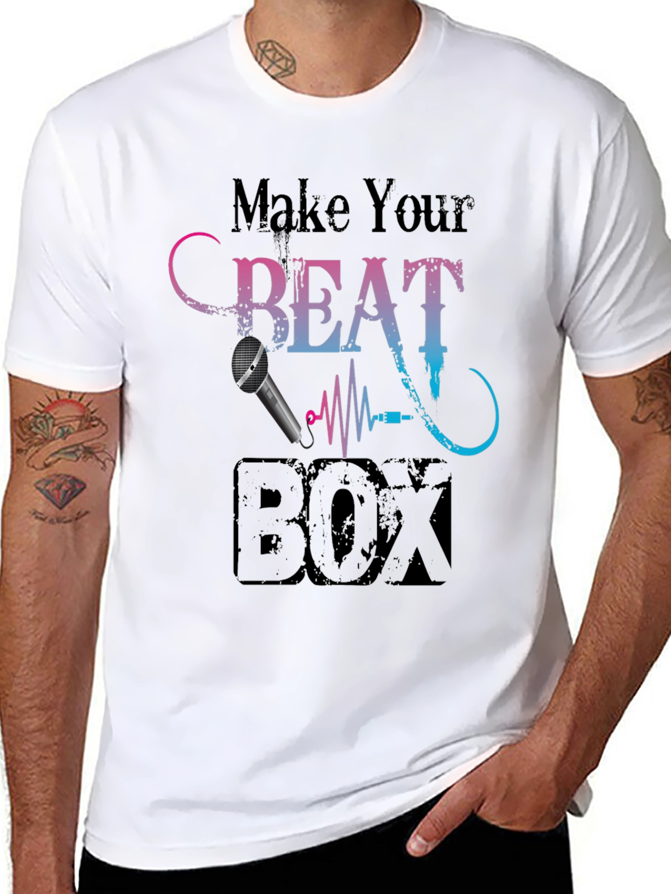 Make Your Beat Box T-Shirt - Music Lover Tee