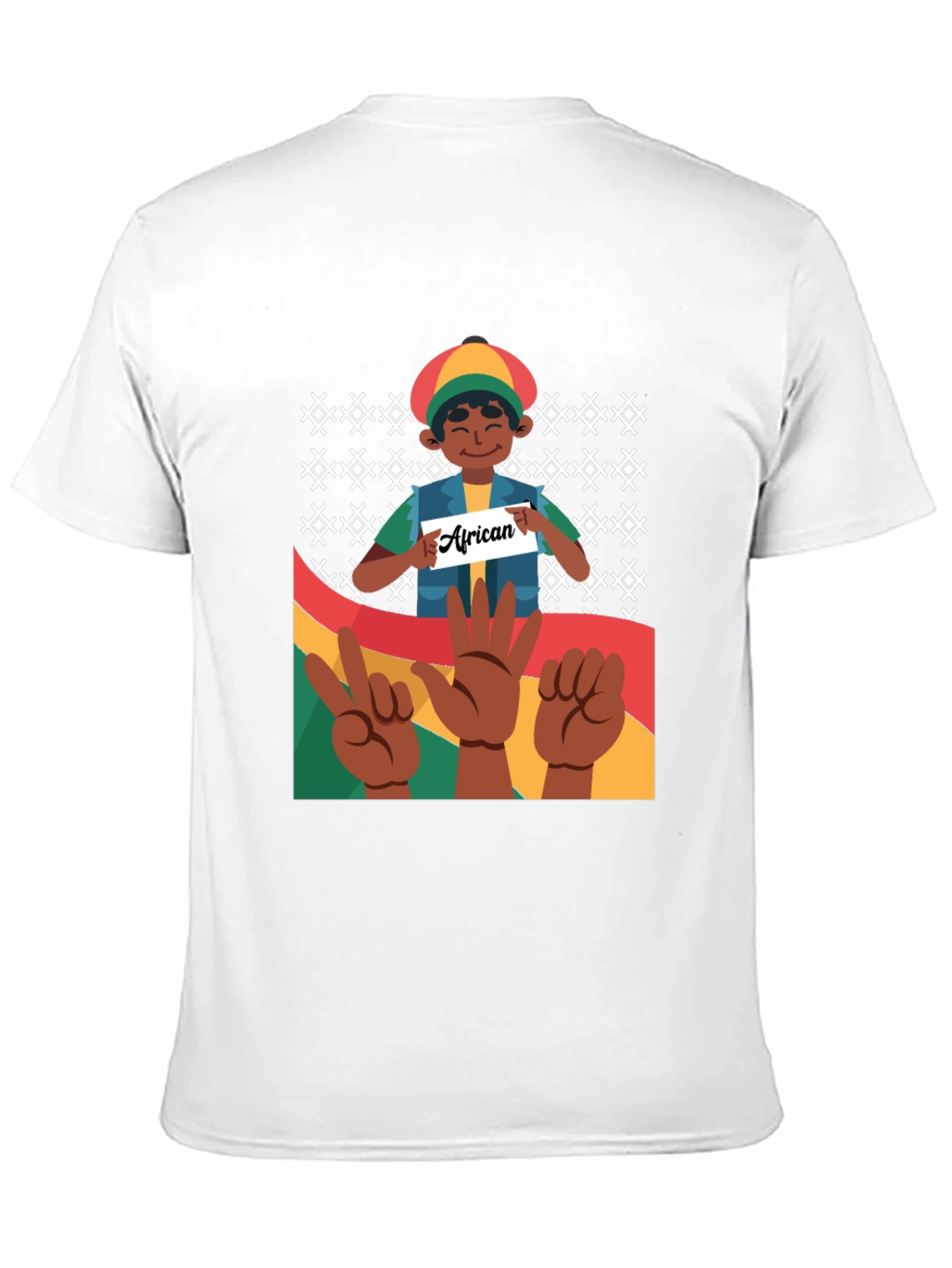 African Roots T-Shirt - Black Pride Tee