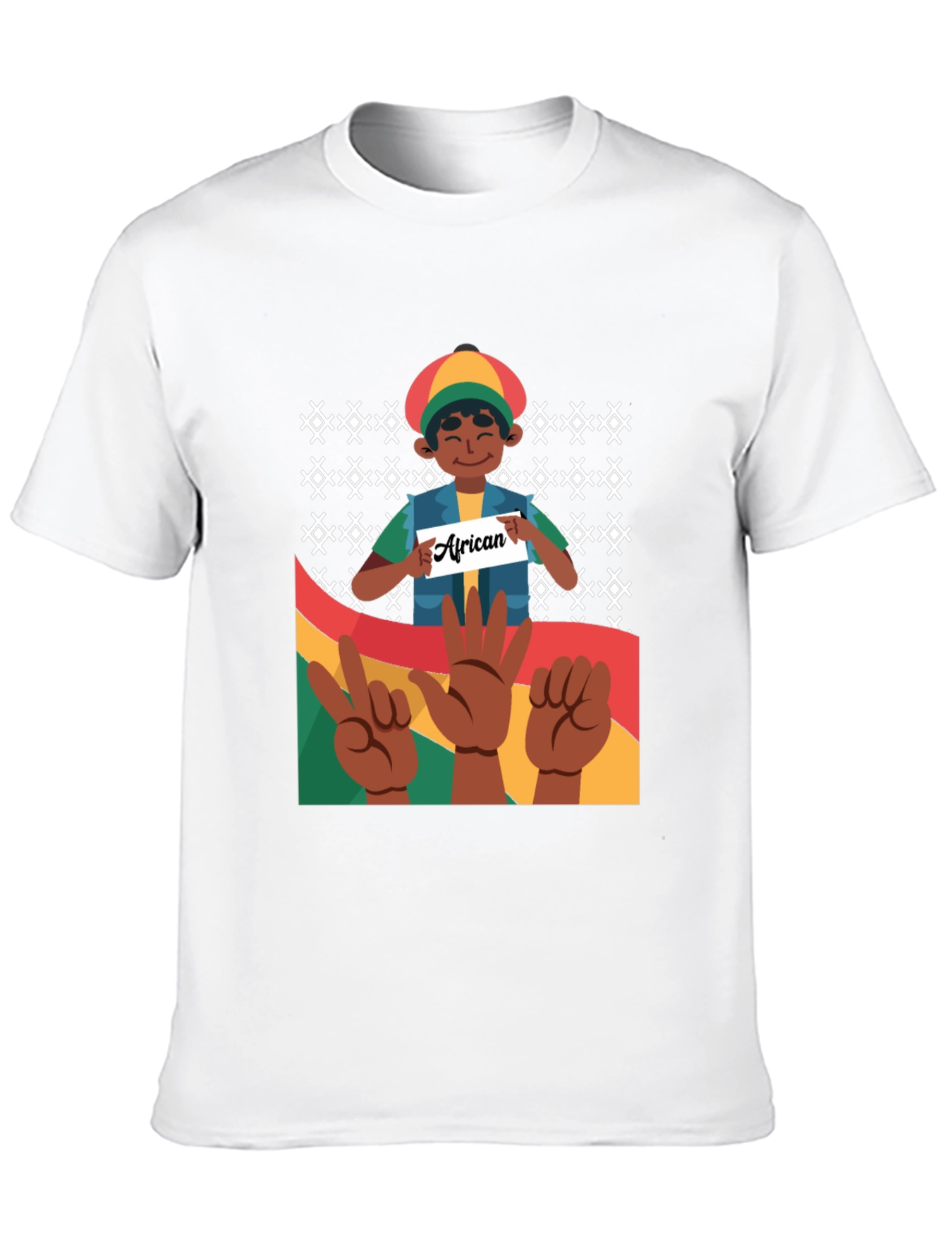 African Roots T-Shirt - Black Pride Tee