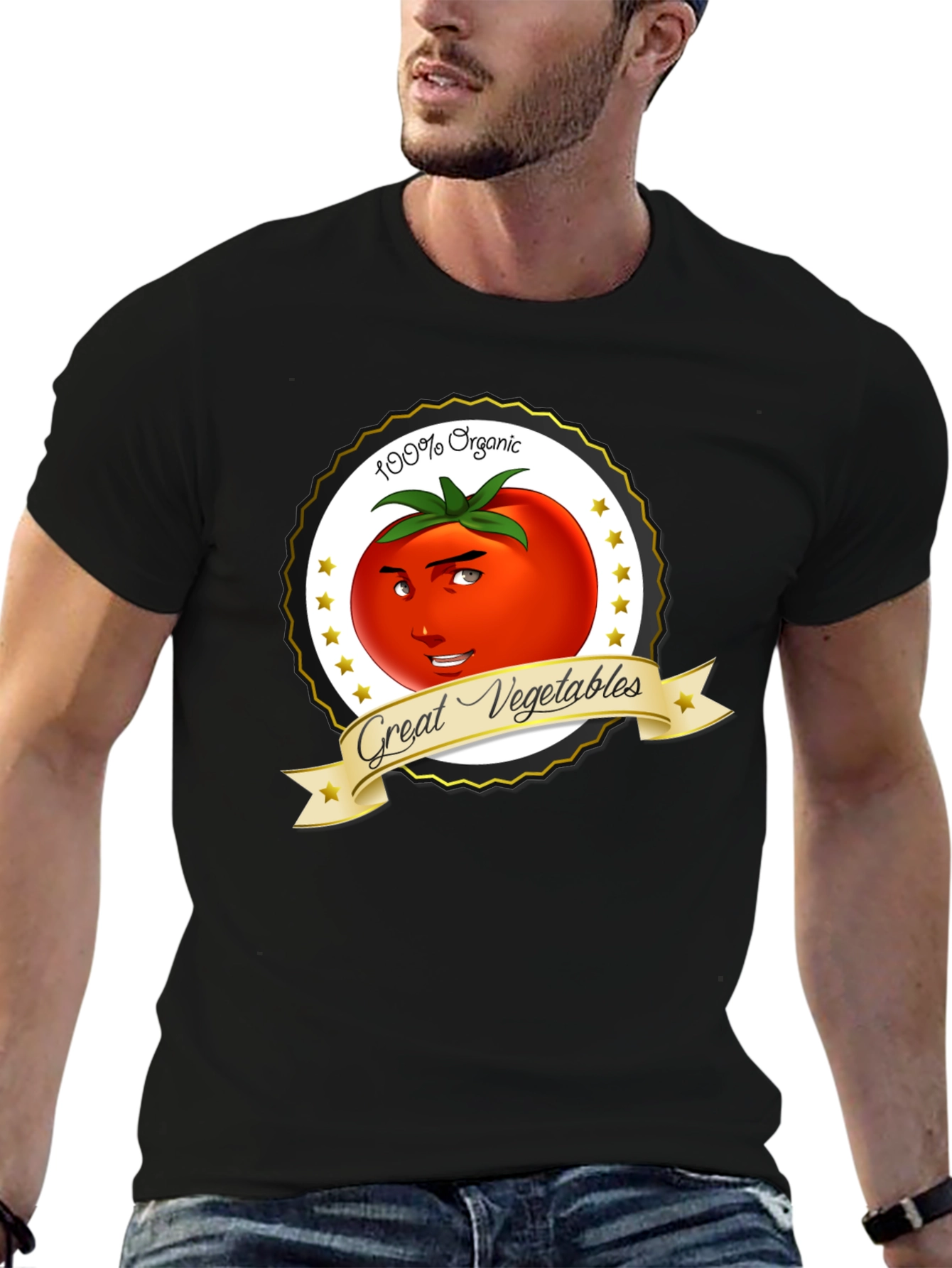 Funny Tomato T-Shirt - Great Vegetables Organic Tee