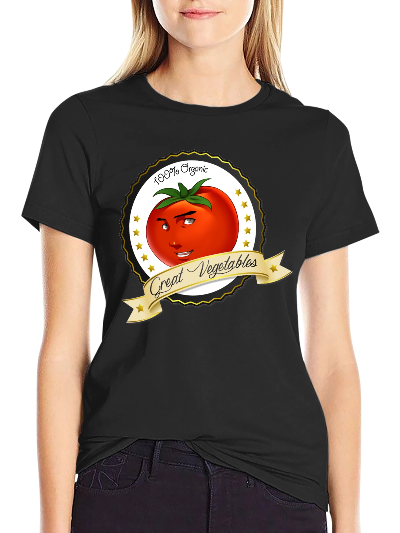 Funny Tomato T-Shirt - Great Vegetables Organic Tee