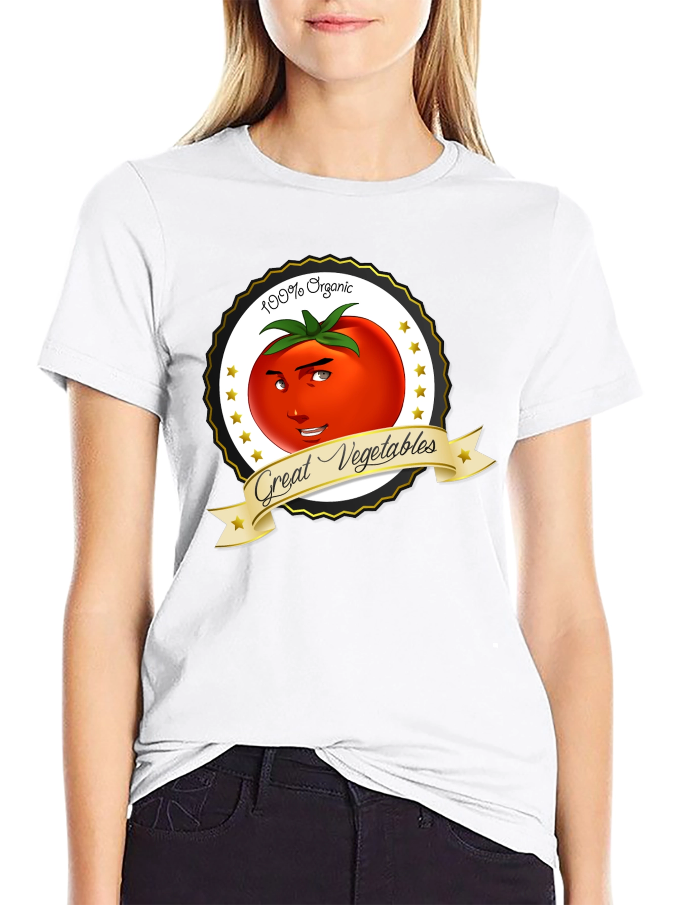 Funny Tomato T-Shirt - Great Vegetables Organic Tee