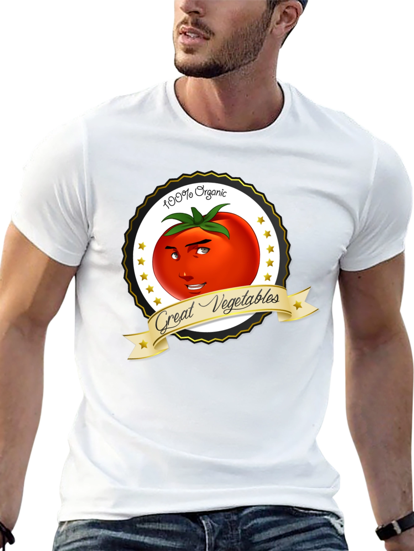 Funny Tomato T-Shirt - Great Vegetables Organic Tee