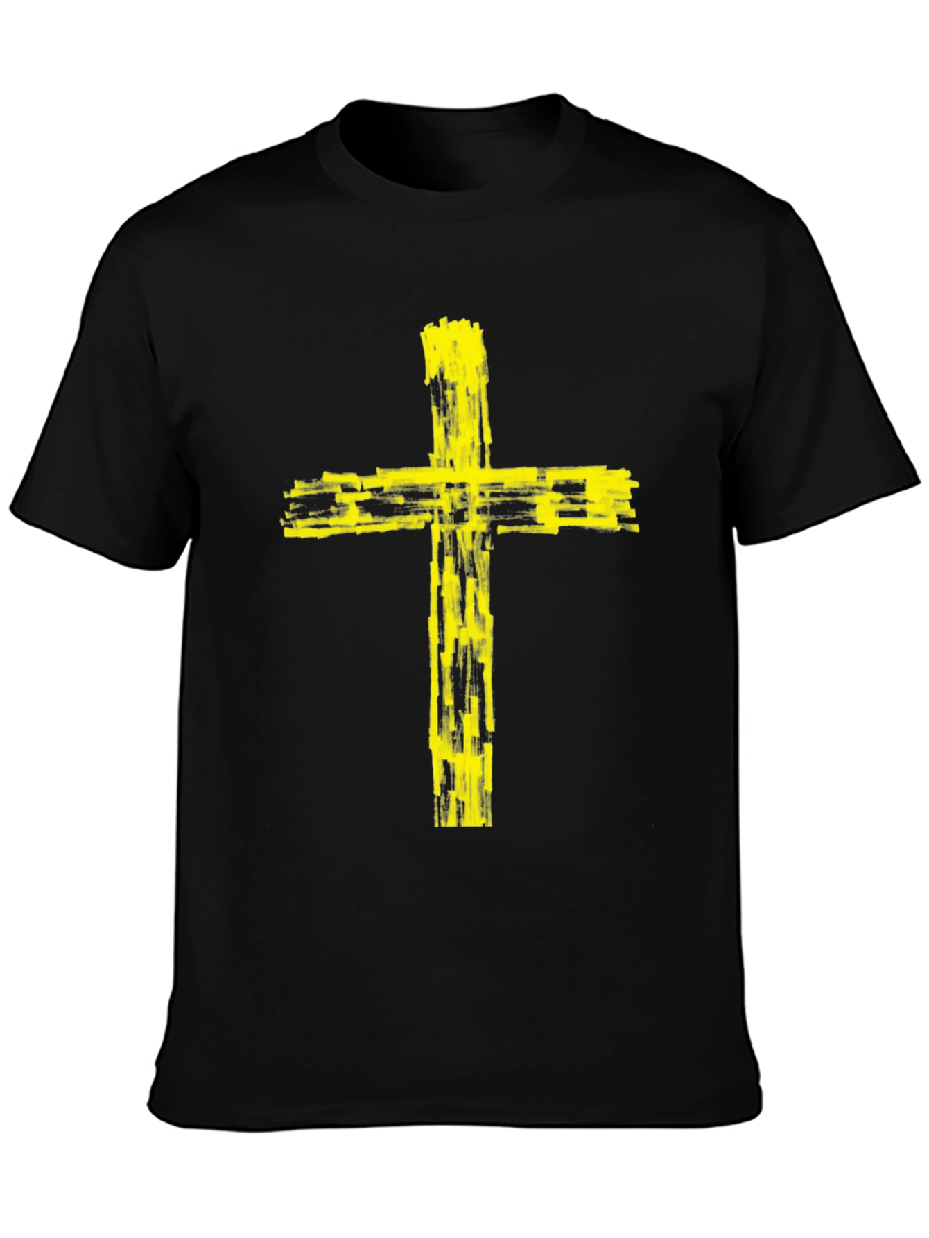 Yellow Cross Graphic Tee