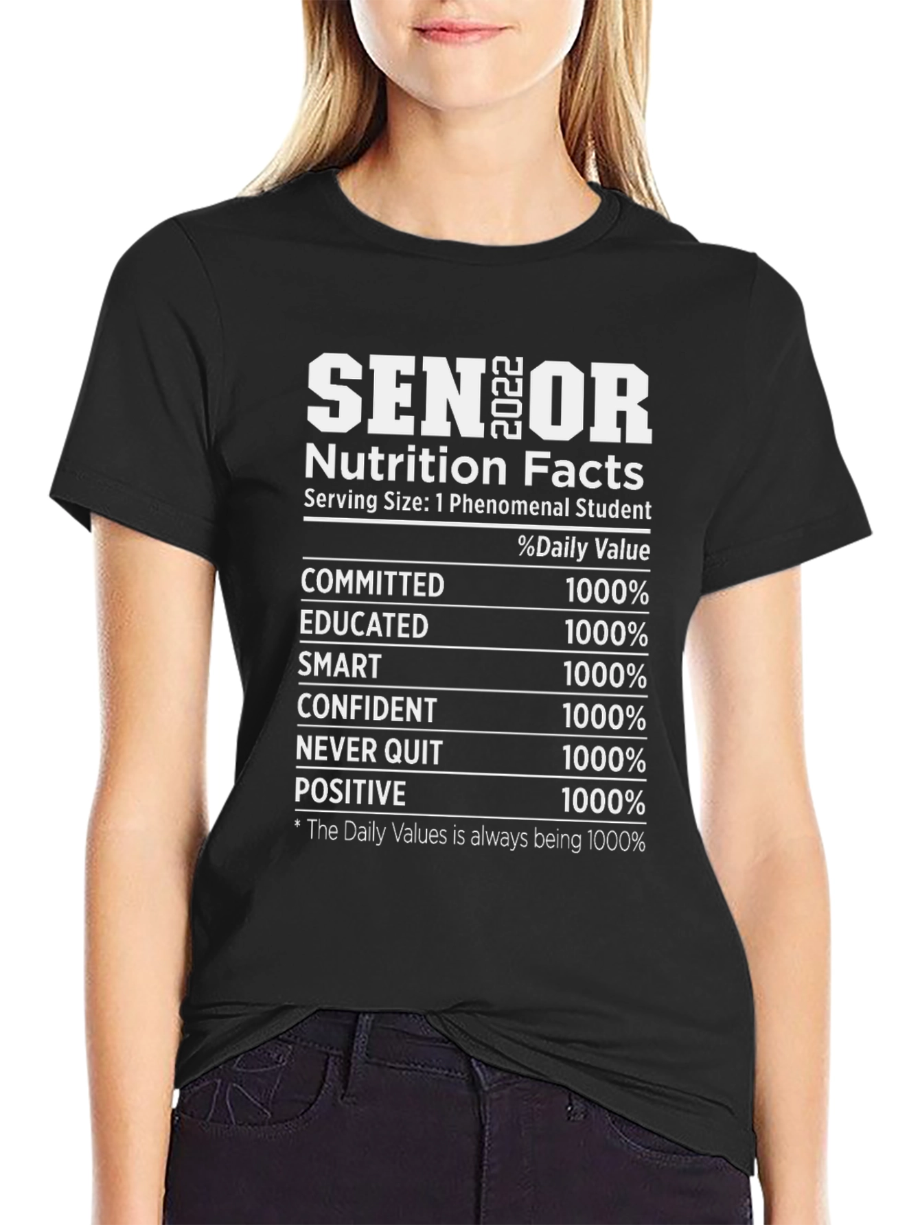 Senior Nutrition Facts T-Shirt 2022