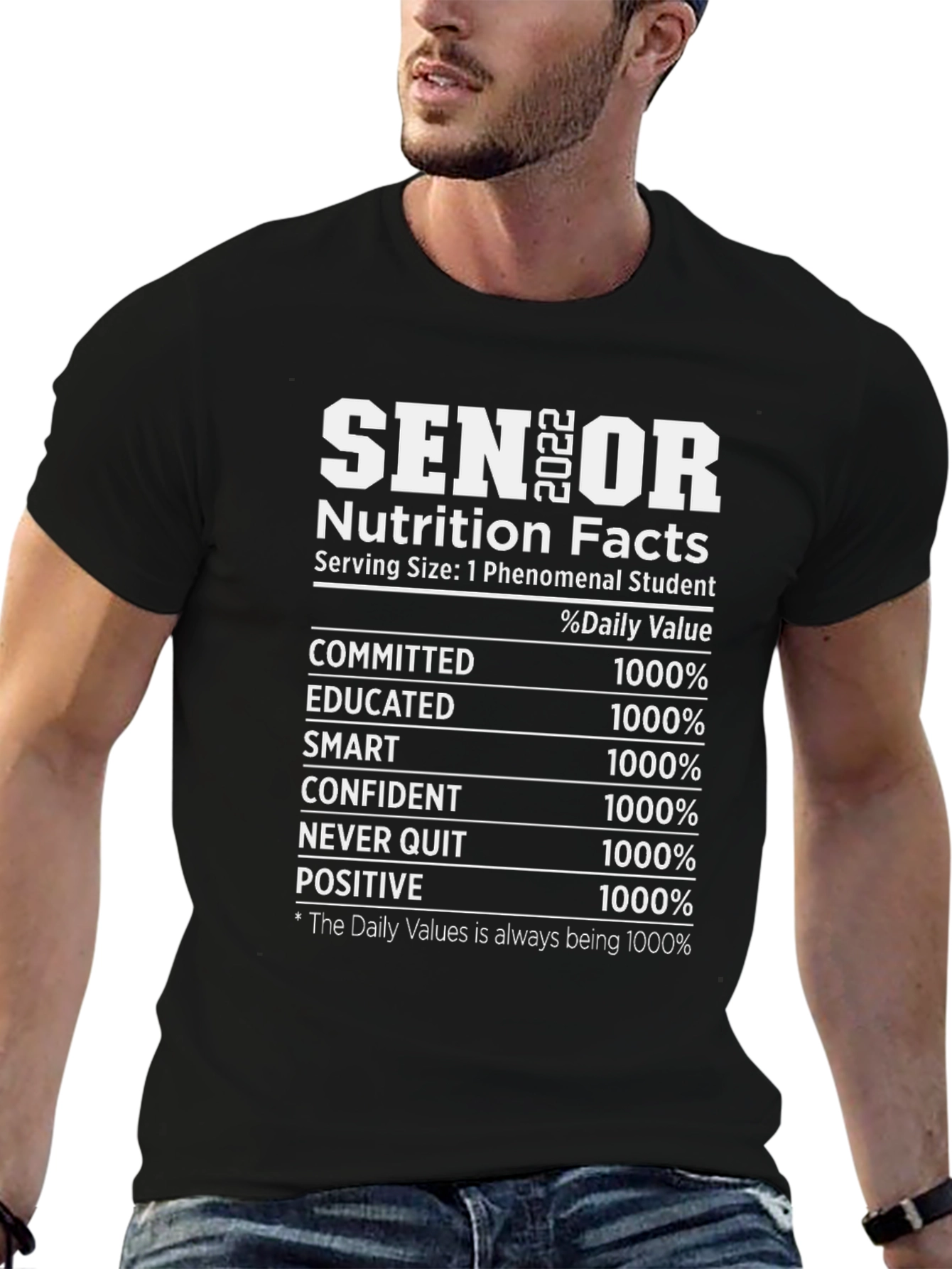 Senior Nutrition Facts T-Shirt 2022
