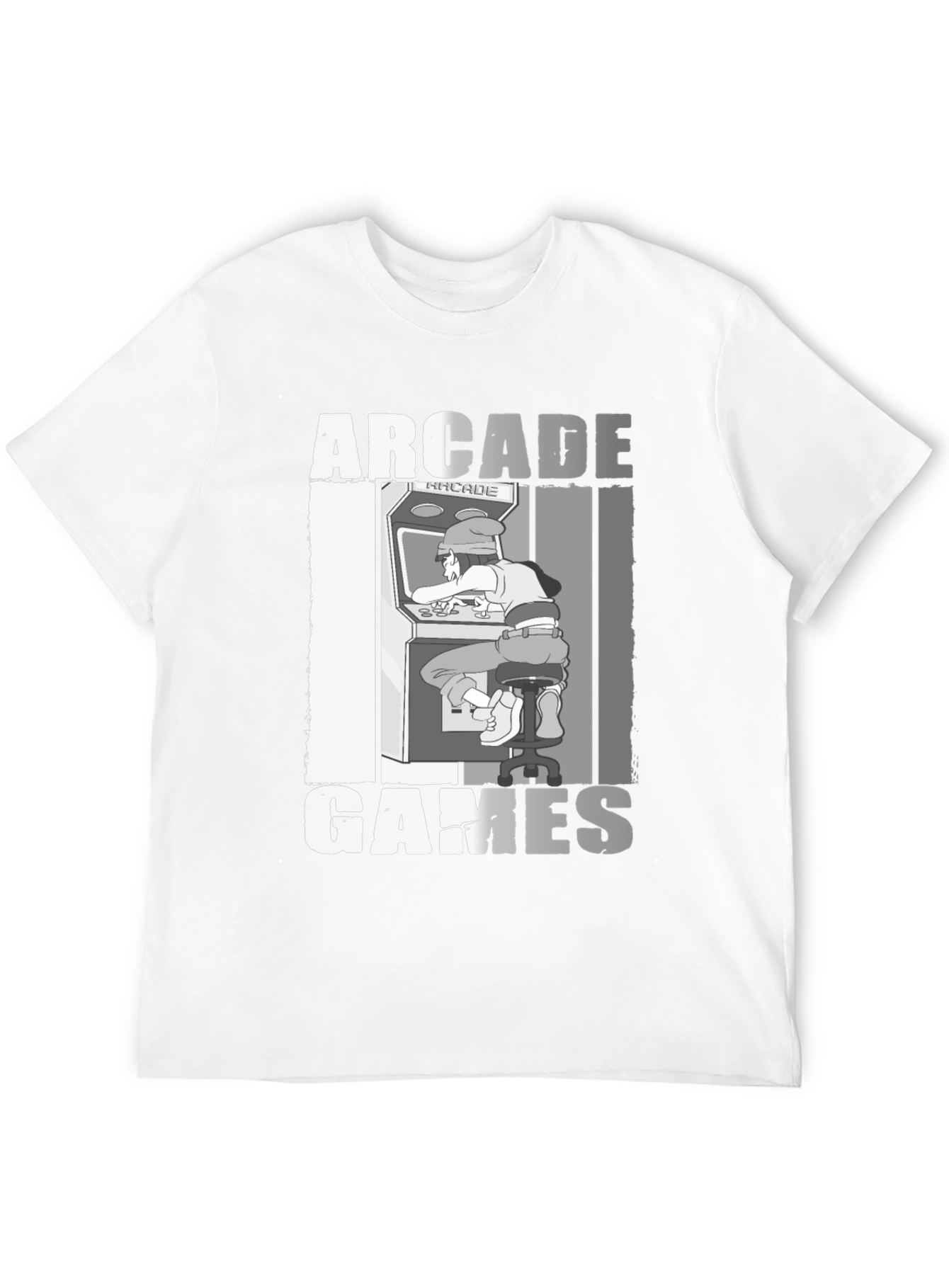 Arcade Games Graphic T-Shirt - Retro Gamer Style