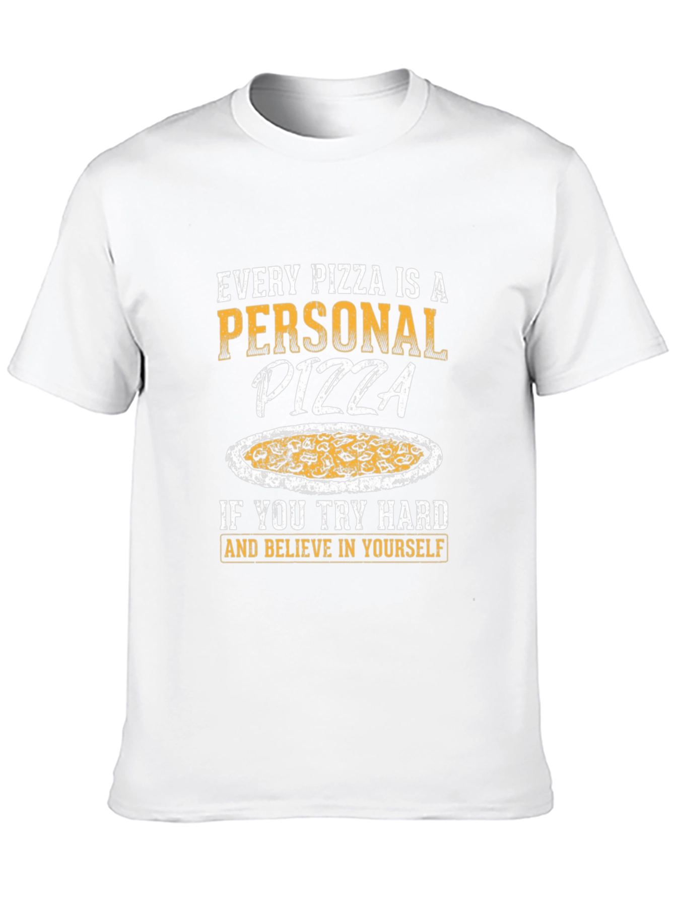 Pizza Lover T-Shirt - Personal Pizza Design