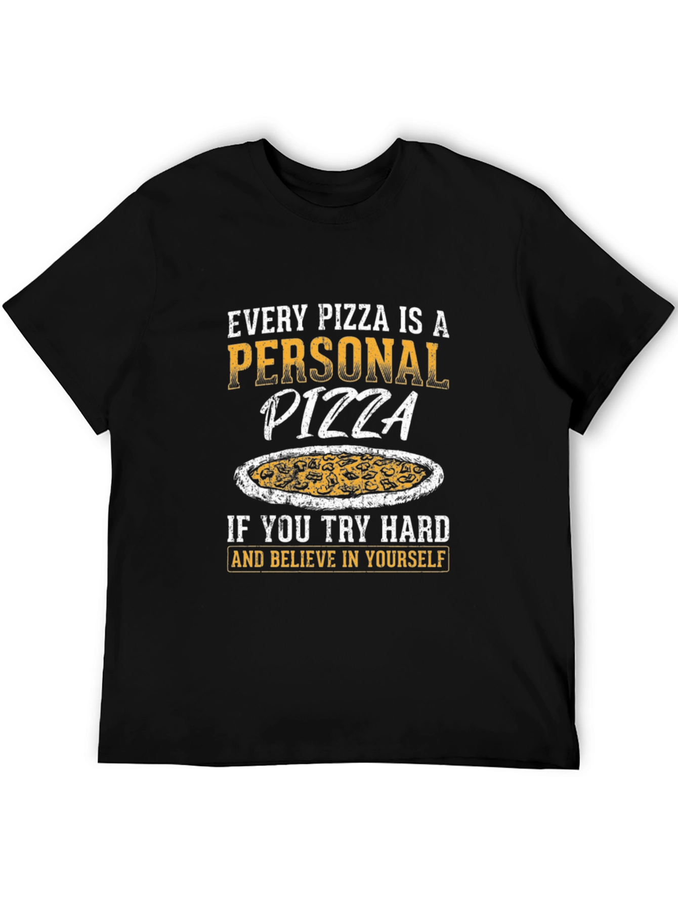 Pizza Lover T-Shirt - Personal Pizza Design