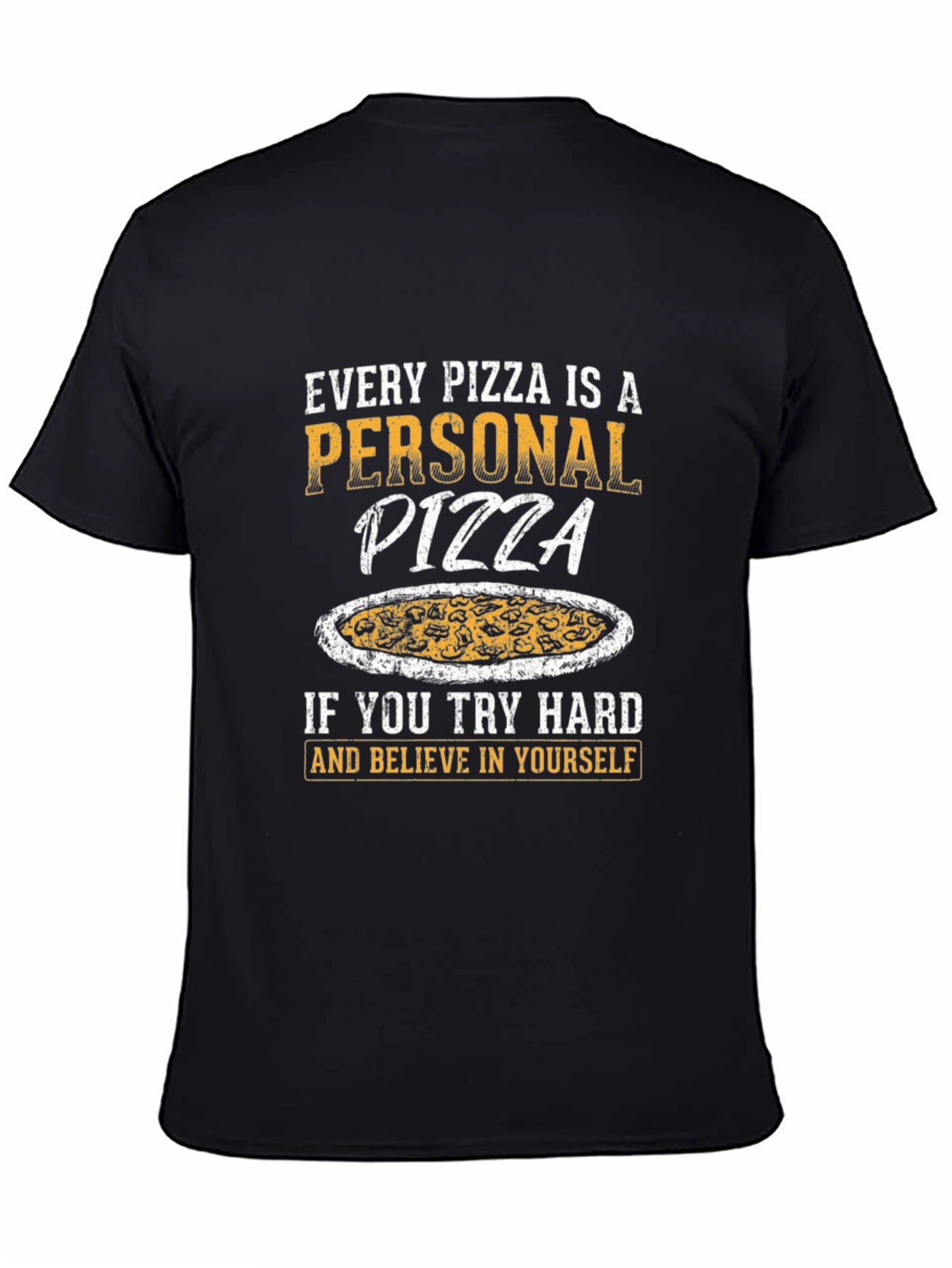 Pizza Lover T-Shirt - Personal Pizza Design