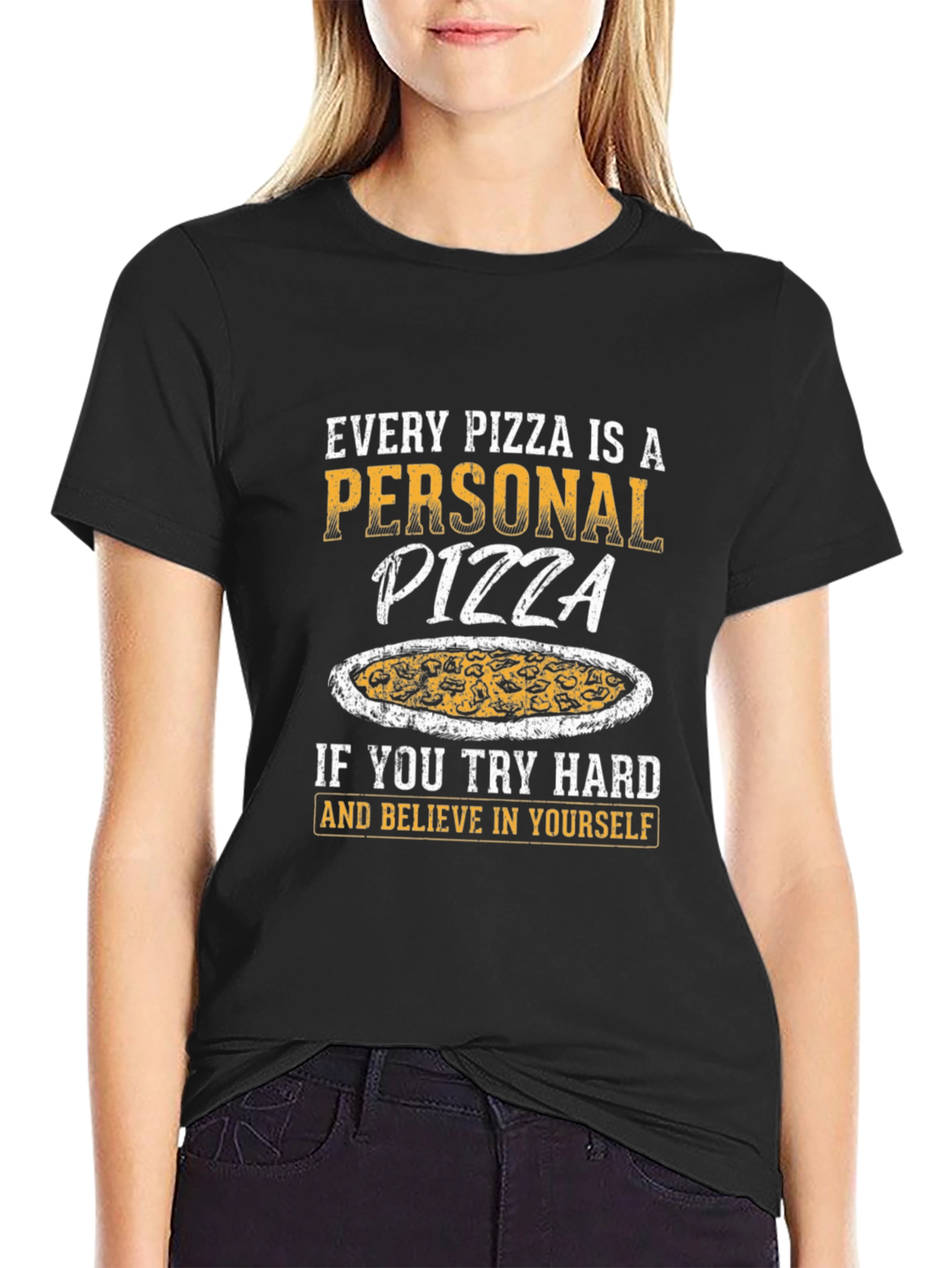 Pizza Lover T-Shirt - Personal Pizza Design