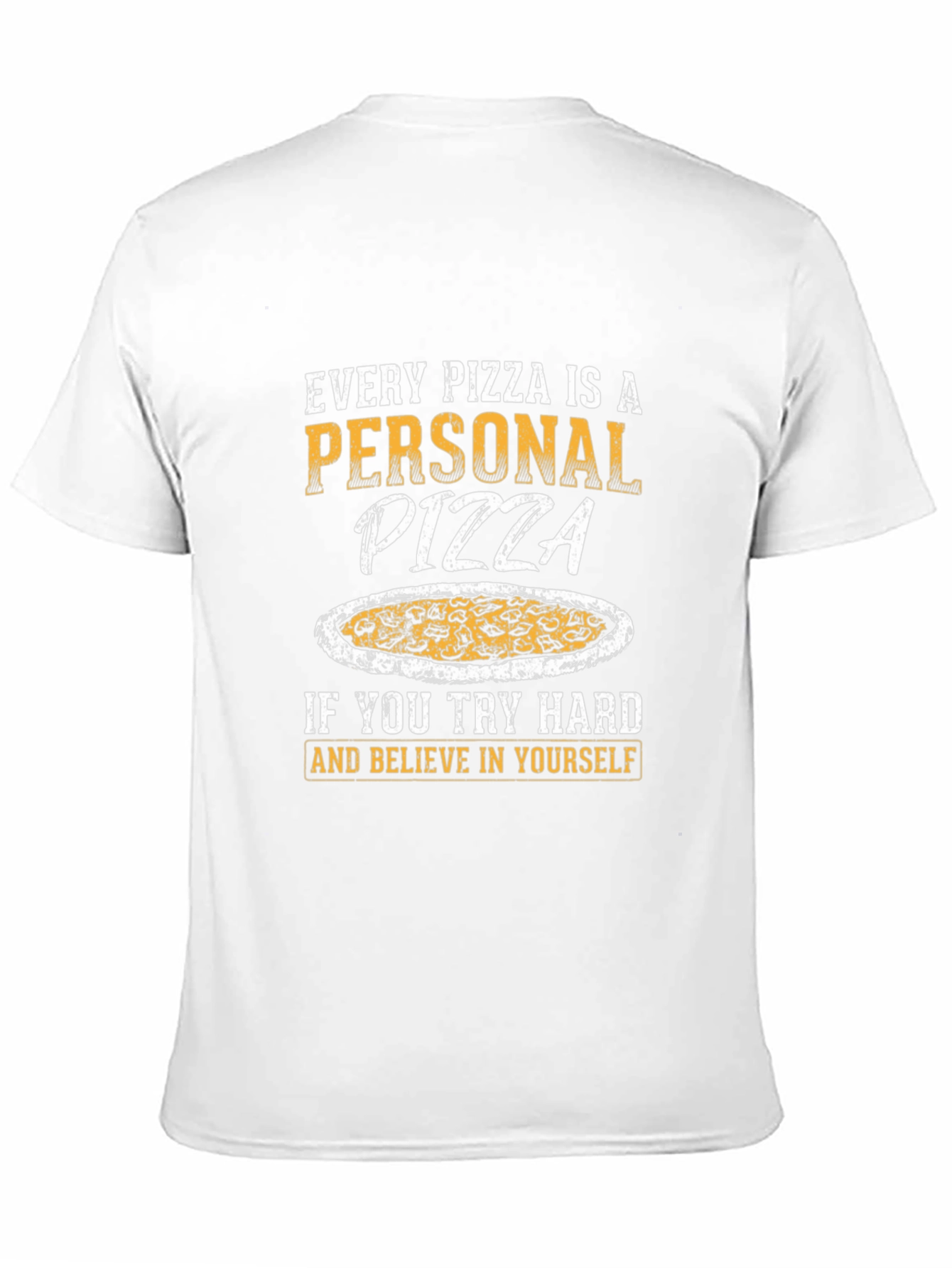 Pizza Lover T-Shirt - Personal Pizza Design