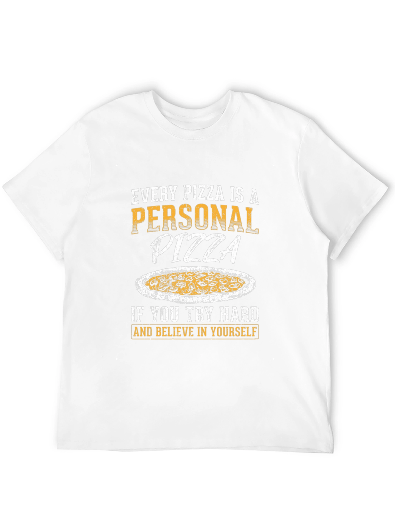 Pizza Lover T-Shirt - Personal Pizza Design