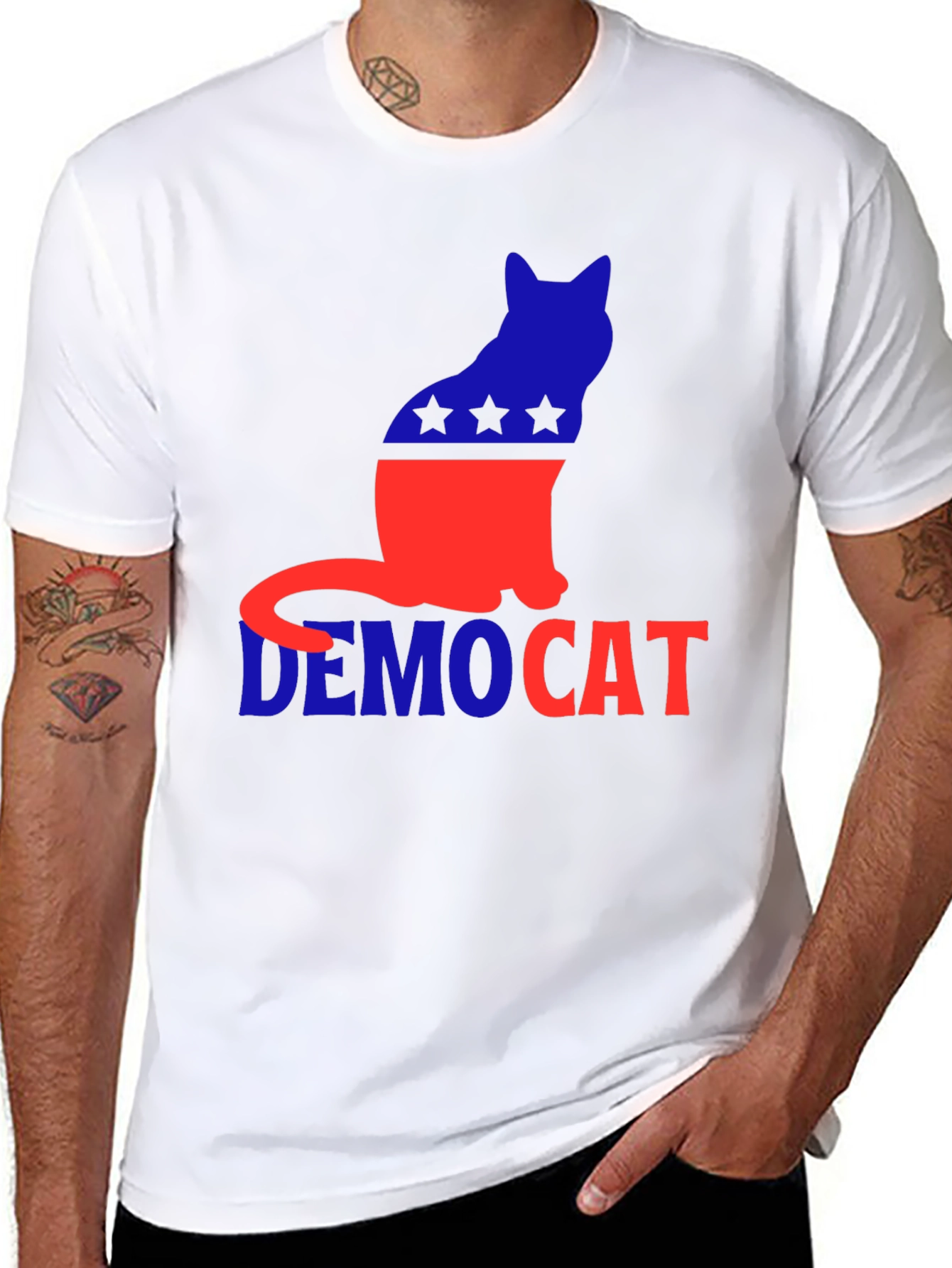 Democat T-Shirt - Political Cat Tee