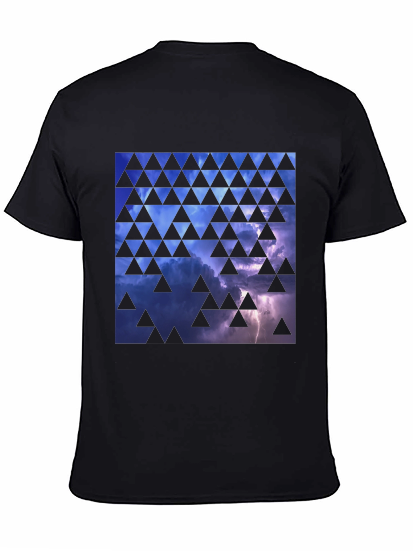 Geometric Thunderstorm Graphic Tee